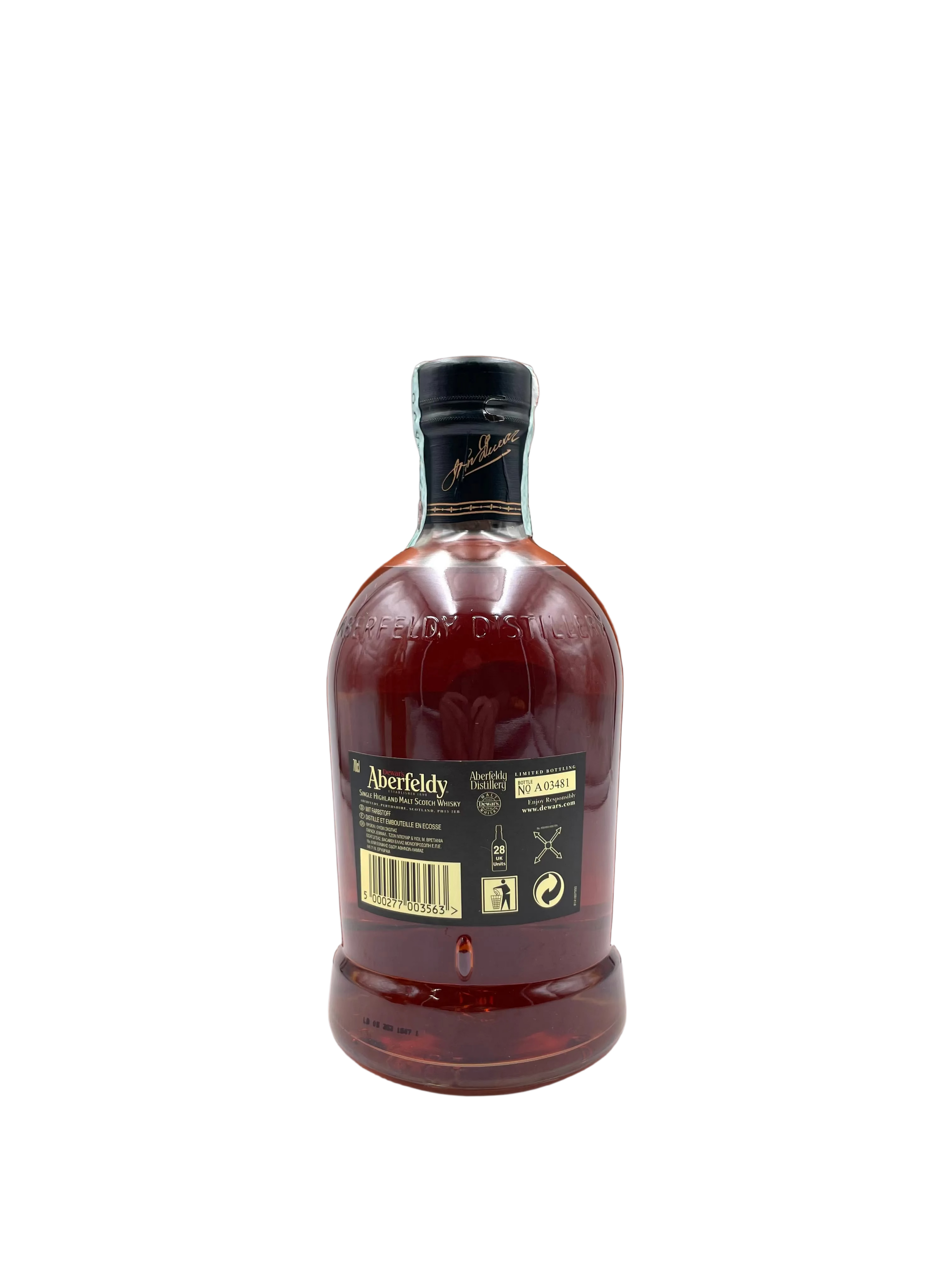 Aberfeldy - 21 YO Single Highland Malt Scotch Whisky - Anni '00s