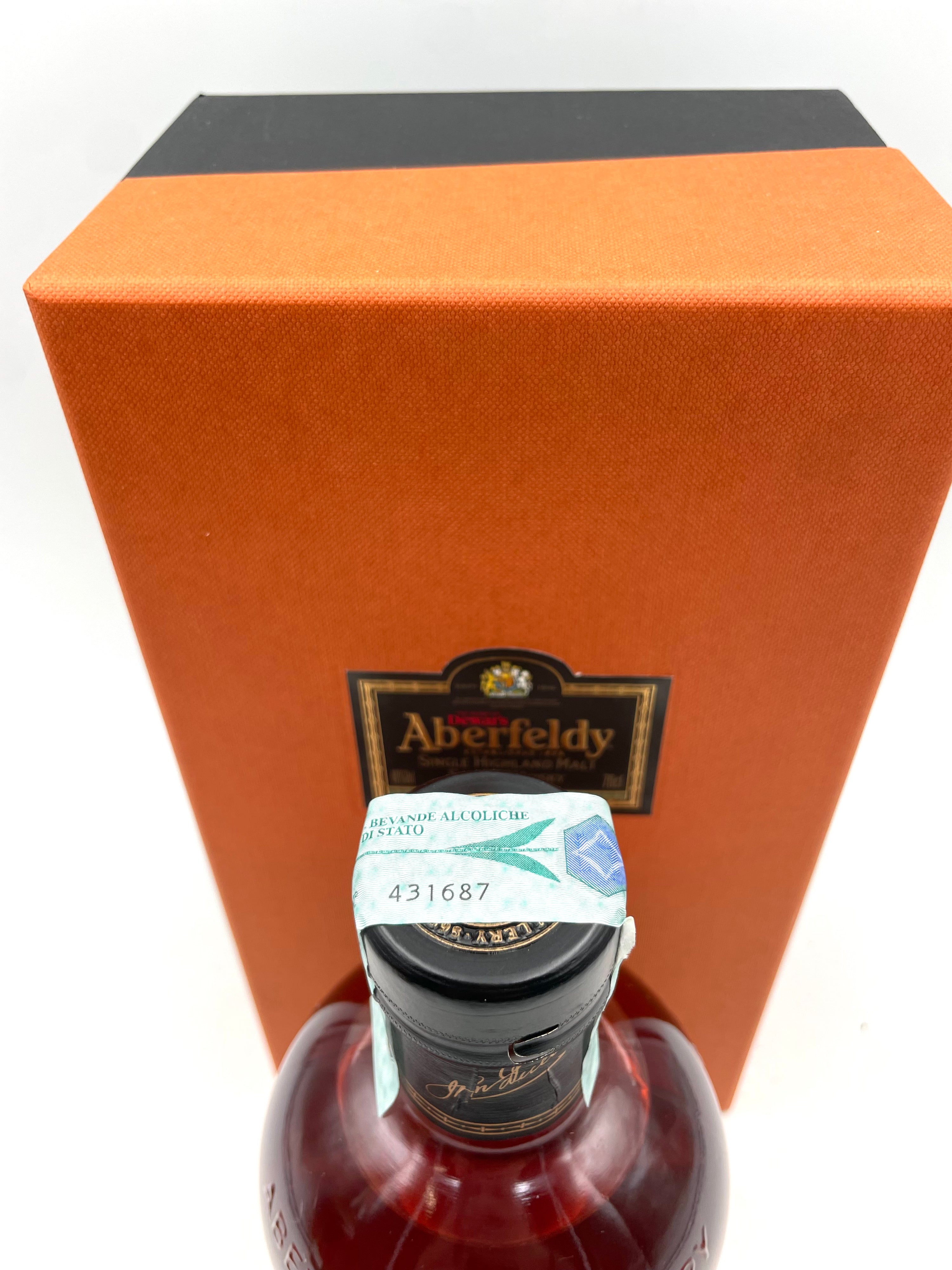Aberfeldy - 21 YO Single Highland Malt Scotch Whisky - Anni '00s