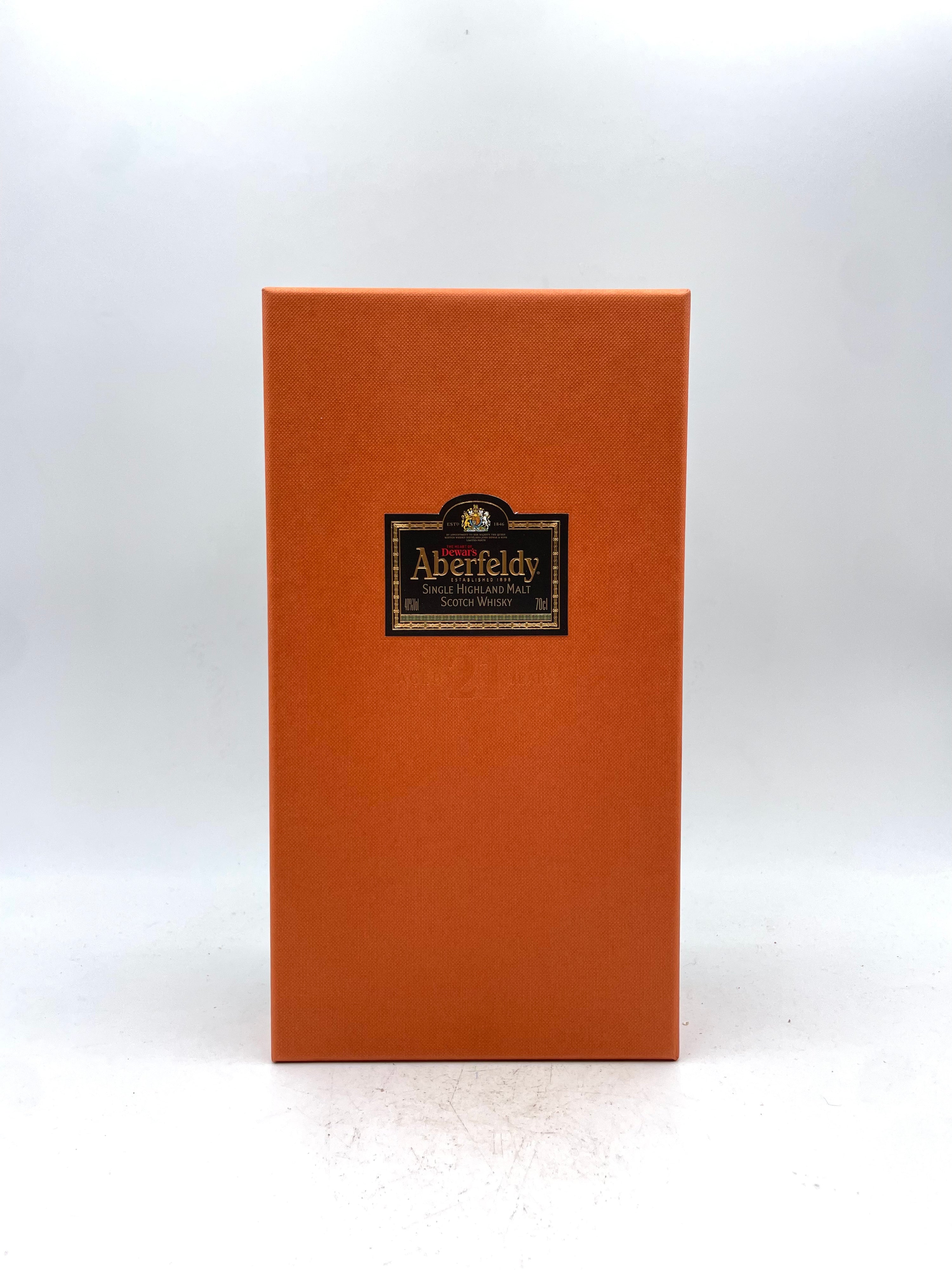 Aberfeldy - 21 YO Single Highland Malt Scotch Whisky - Anni '00s