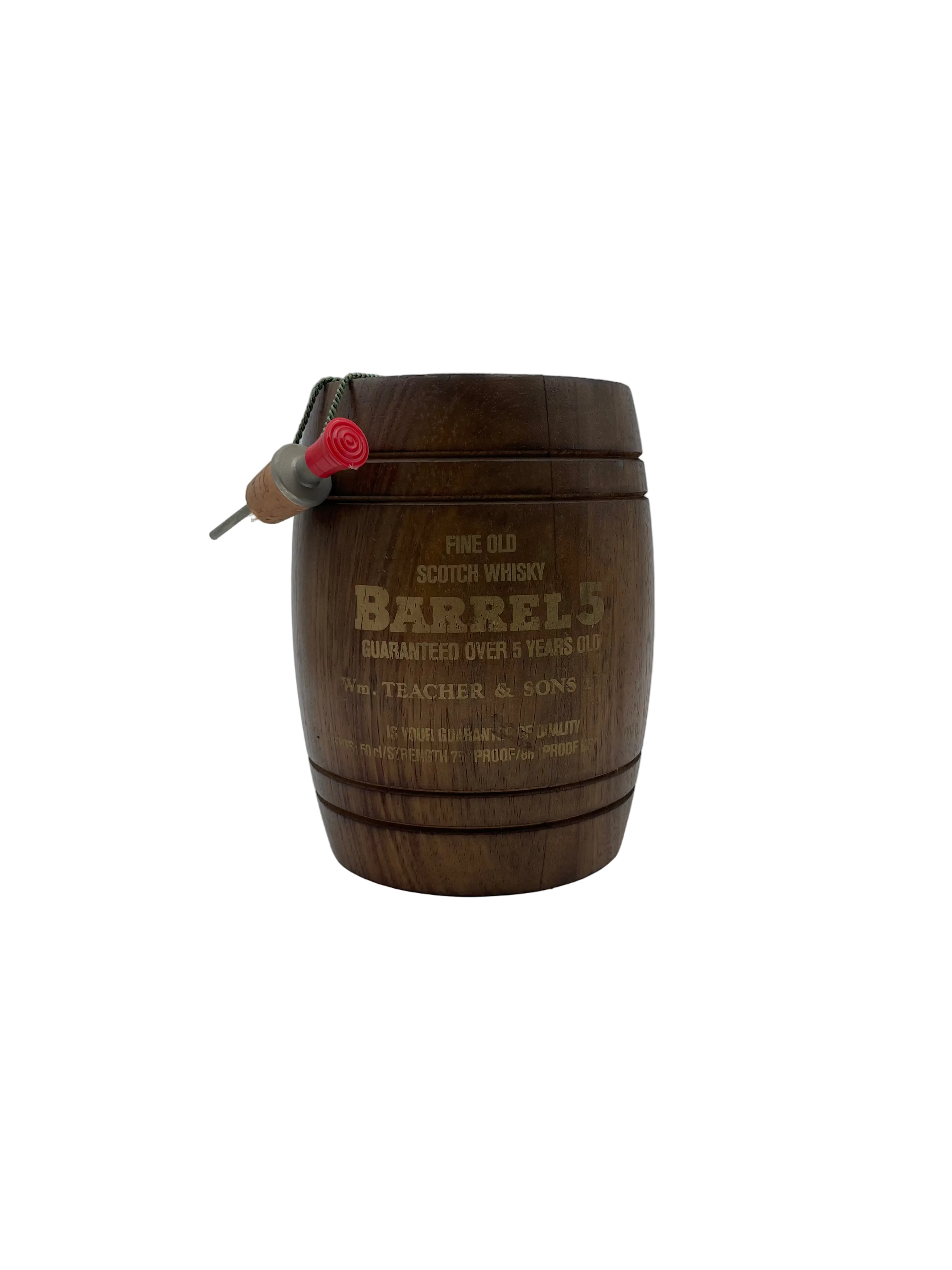 Teacher's - Barrel 5 YO Fine Old Scotch Whisky - Anni ‘60s