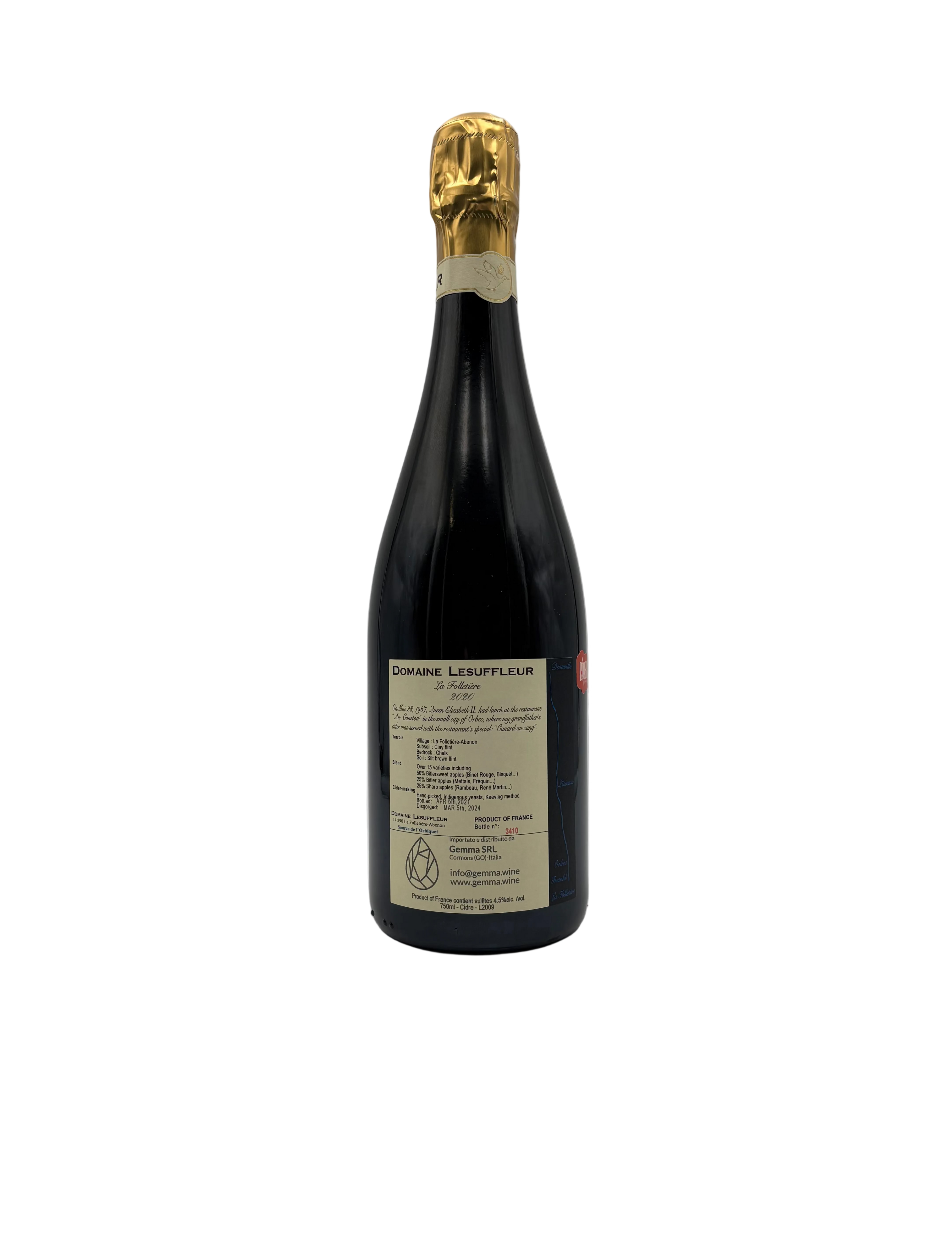 Domaine Lesuffleur - La Folletiere - 2020