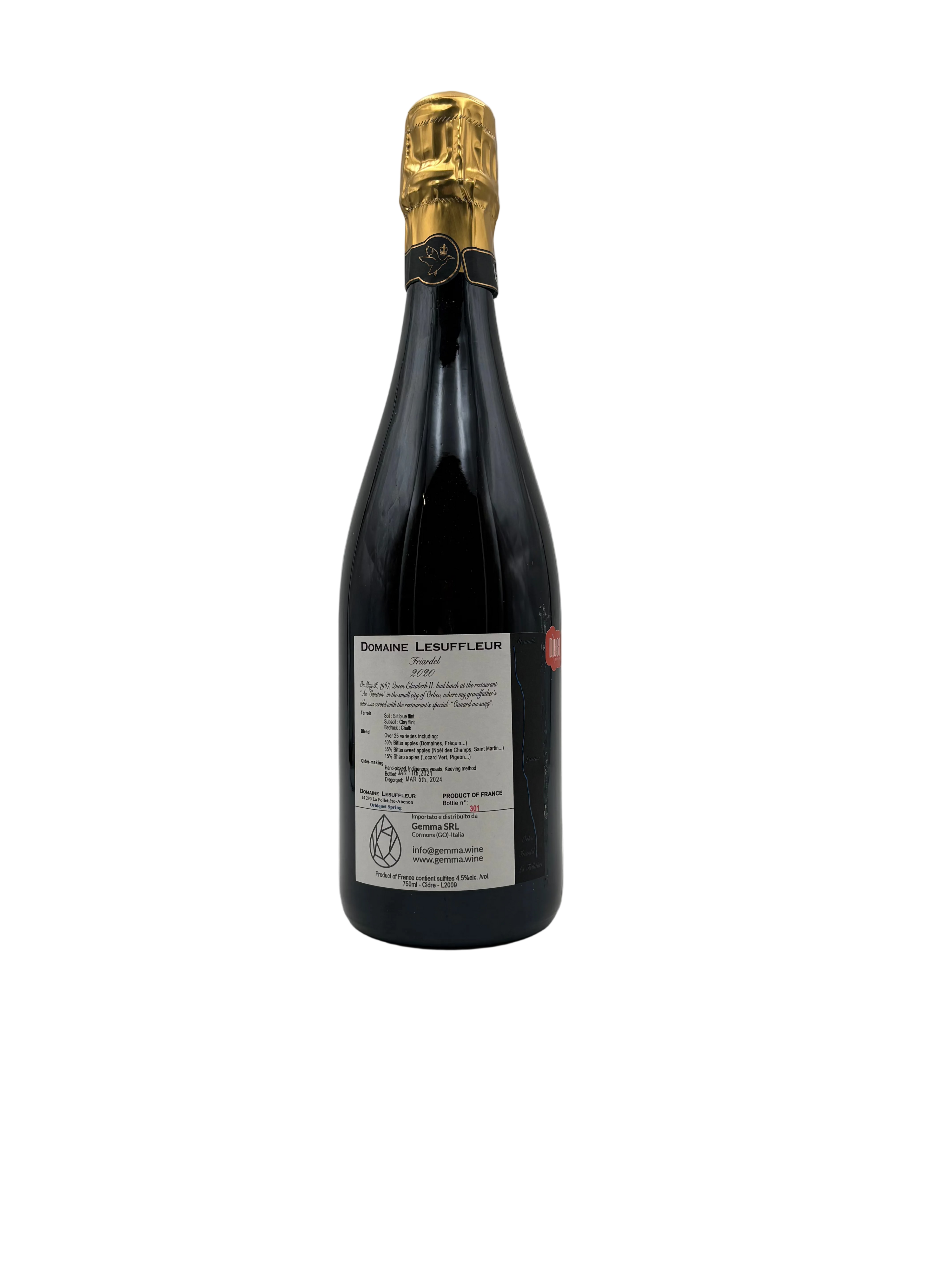Domaine Lesuffleur - Friardel - 2020