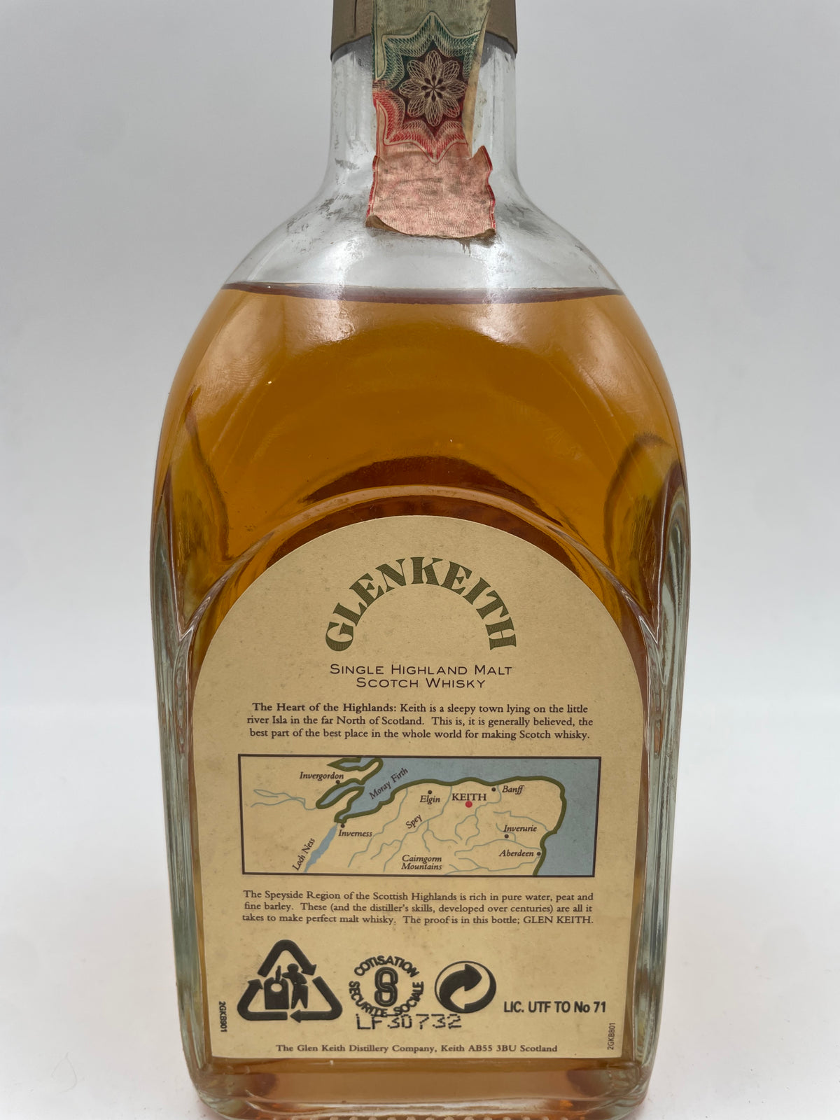 1983 - Glen Keith - Single Highland Malt Scotch WHisky - Bottl. Anni '90s