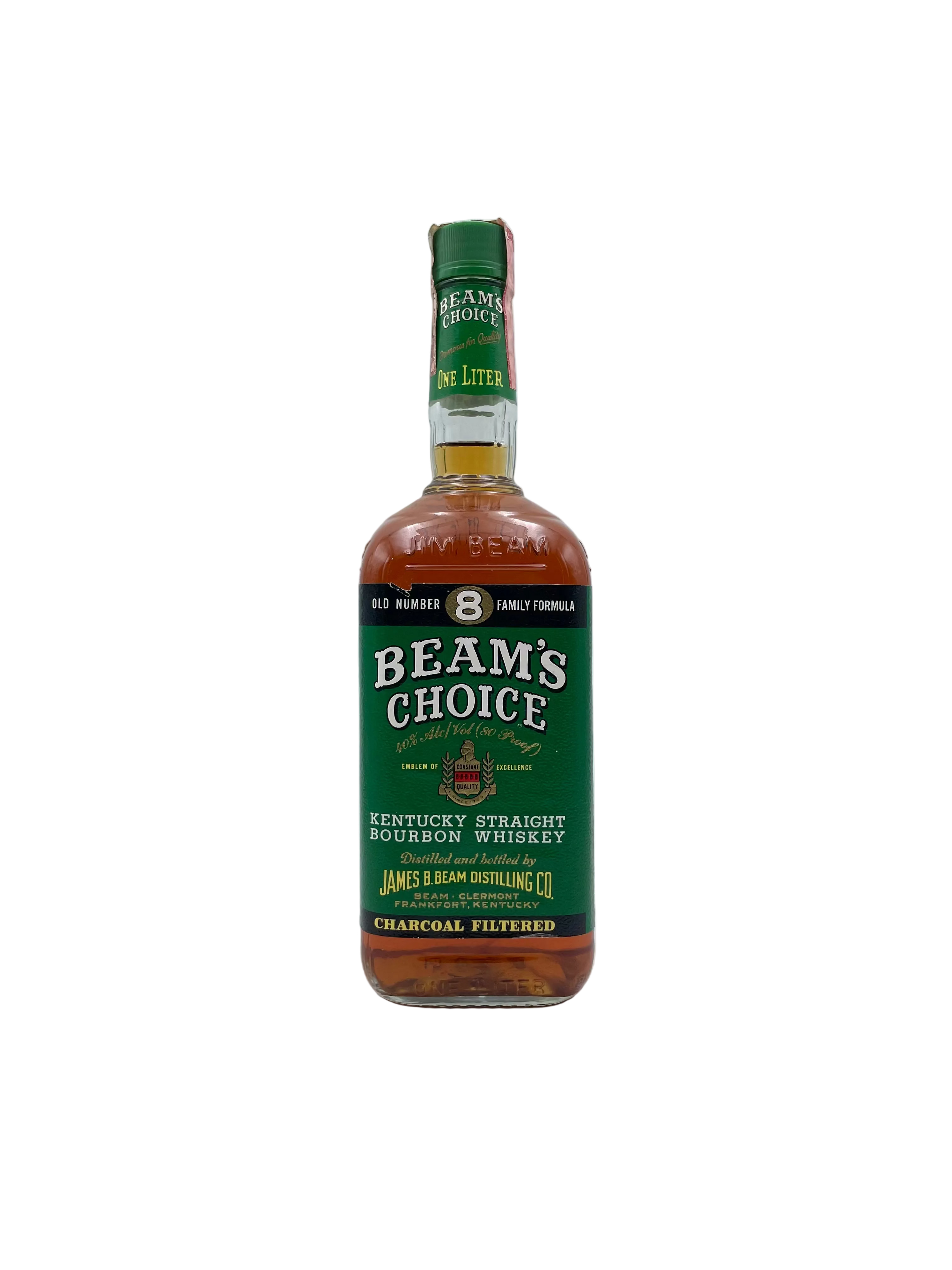 Jim Beam - Beam's Choice Old Number 8 Kentucky Straight Bourbon Whiskey - Bottl. 1984