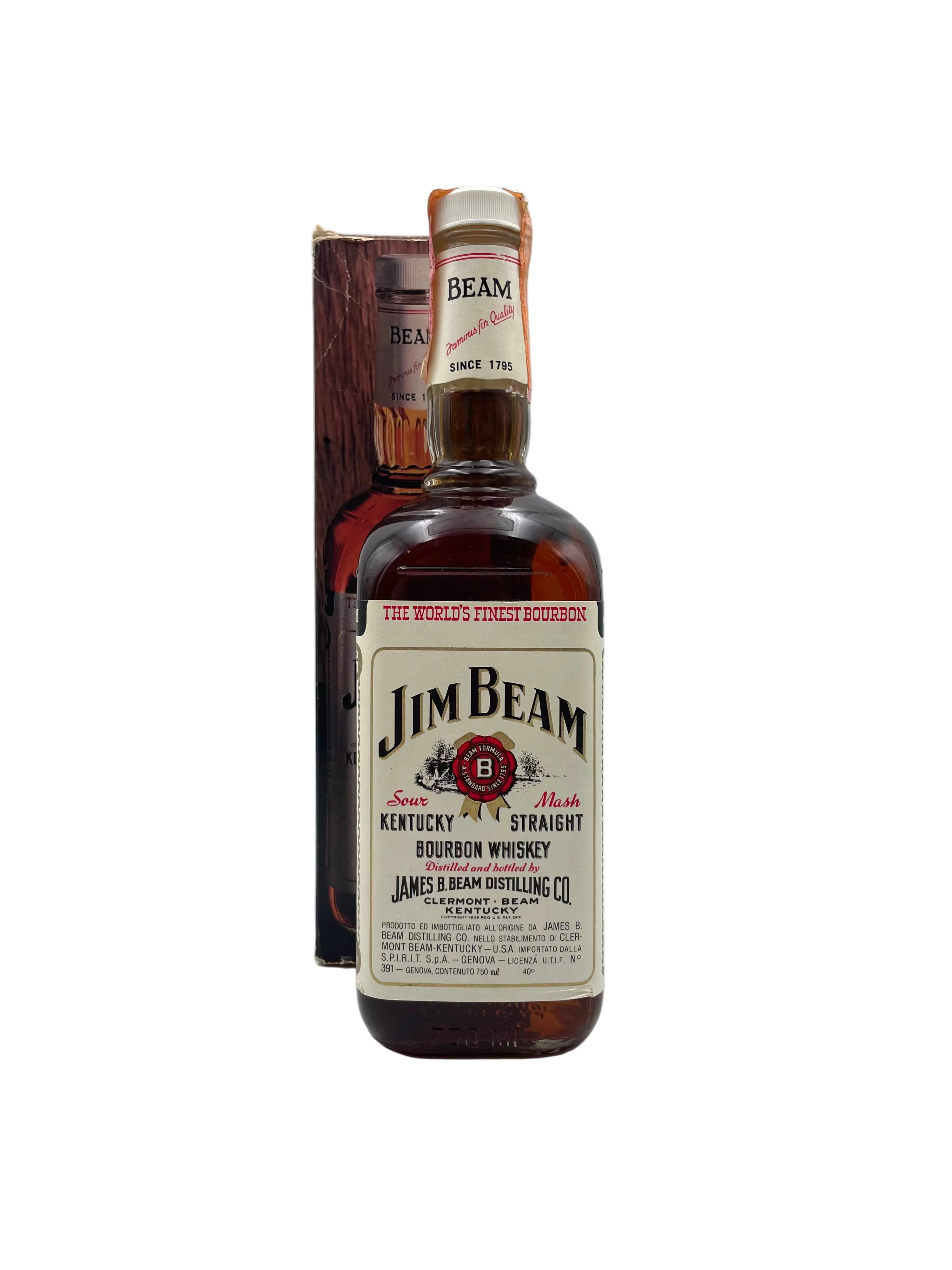 Jim Beam - Sour Mash Kentucky Straigth Finest Bourbon Whiskey - Bottl. 1982