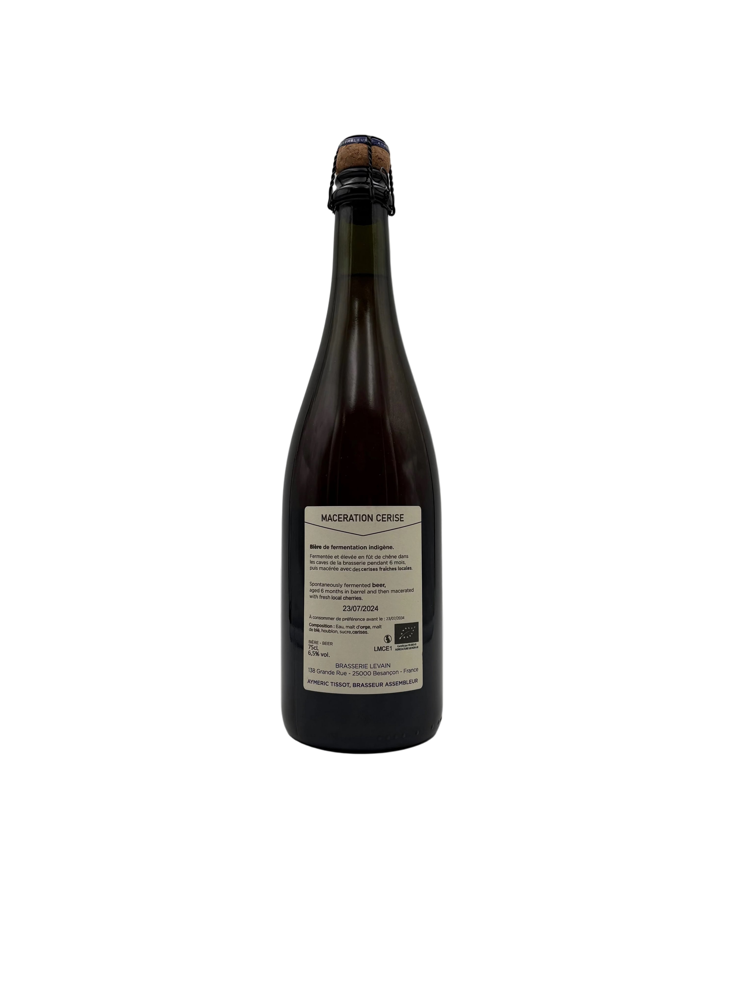 2024 - Brasserie Levain - Macération Cerise