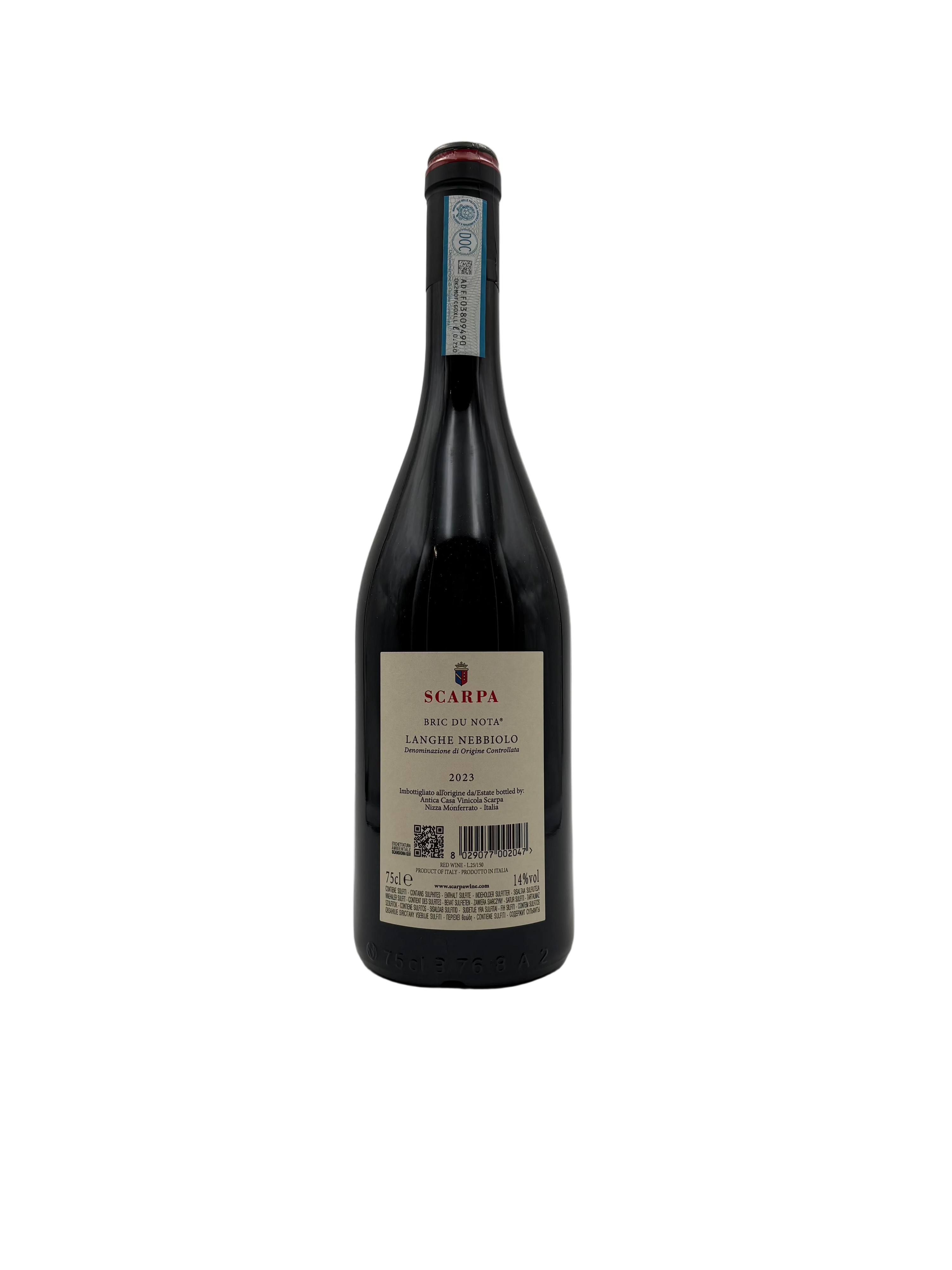 2023 - Scarpa - Bric du Nota Langhe Nebbiolo