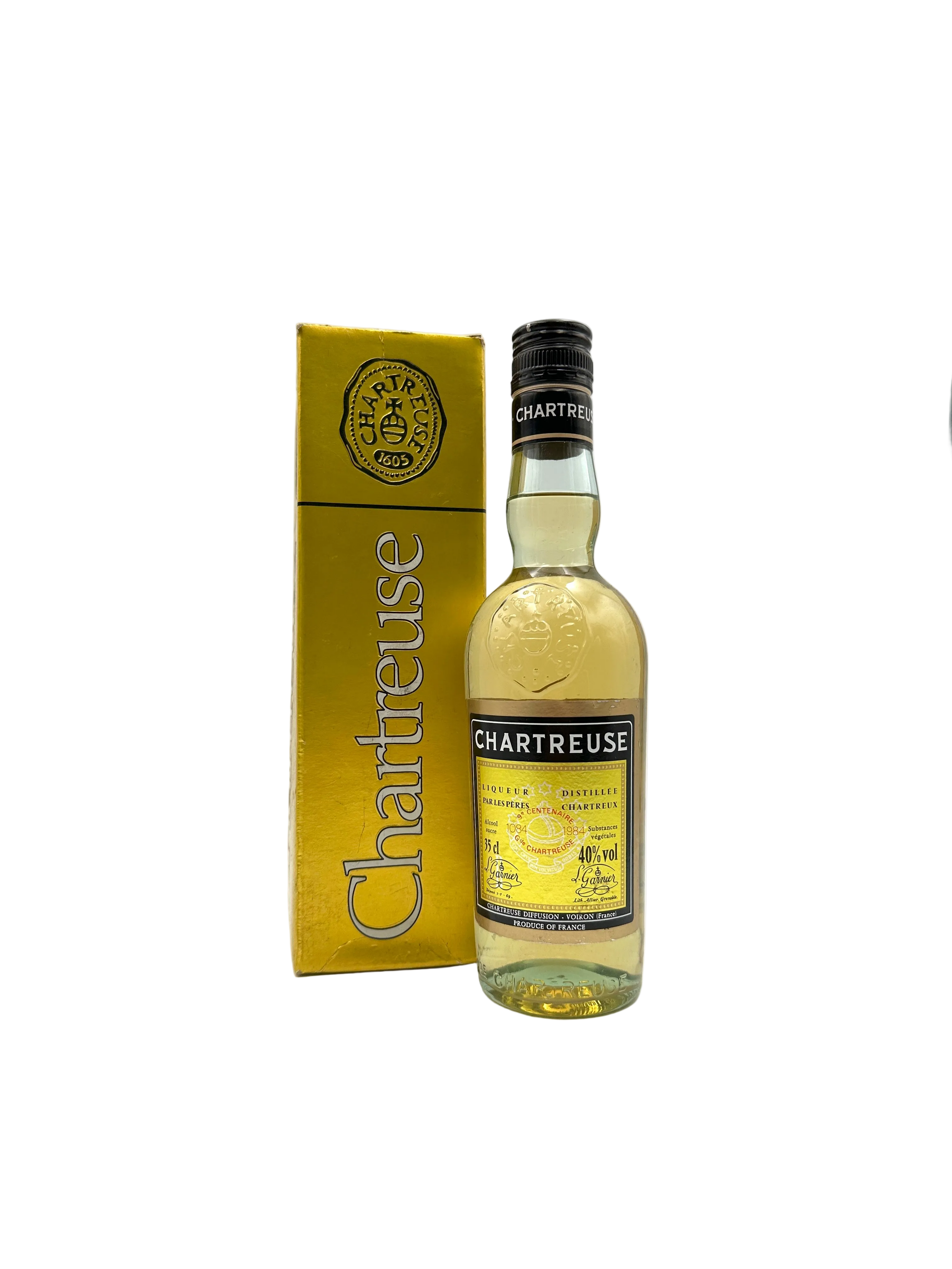 Chartreuse - Liqueur Jaune - 9e Centenaire 1084-1984 - 0,35L