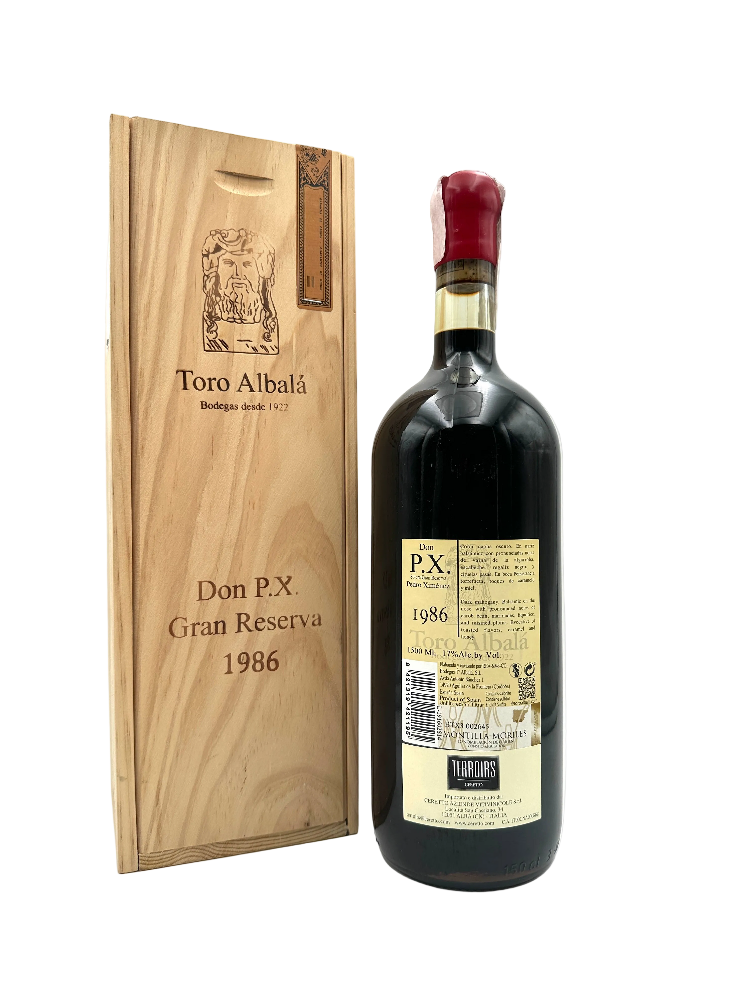 1986 - Toro Albalà - Don P.X. Gran Reserva - Magnum