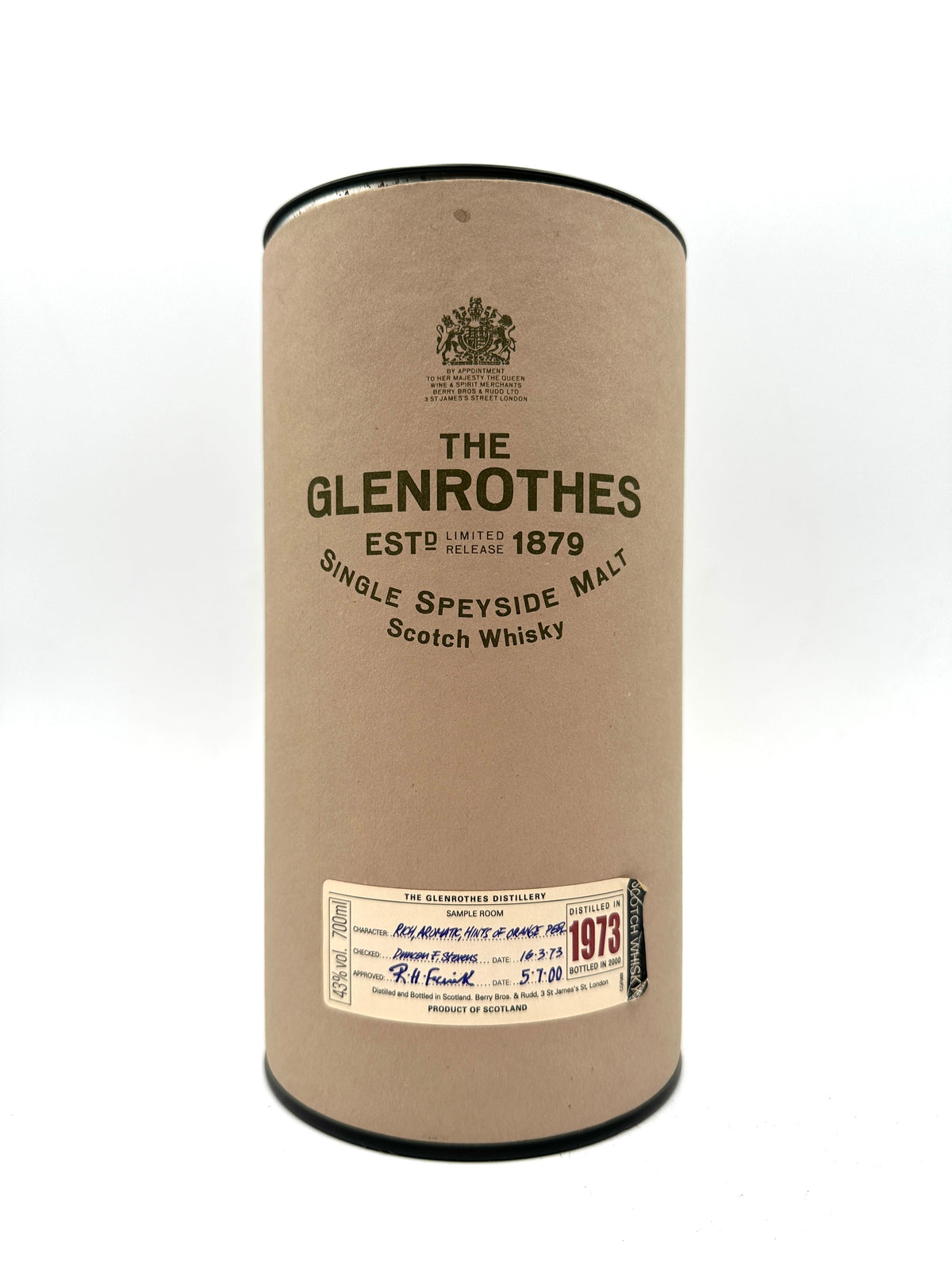 1973 - Glenrothes - Scotch Whisky - Bott. 2000
