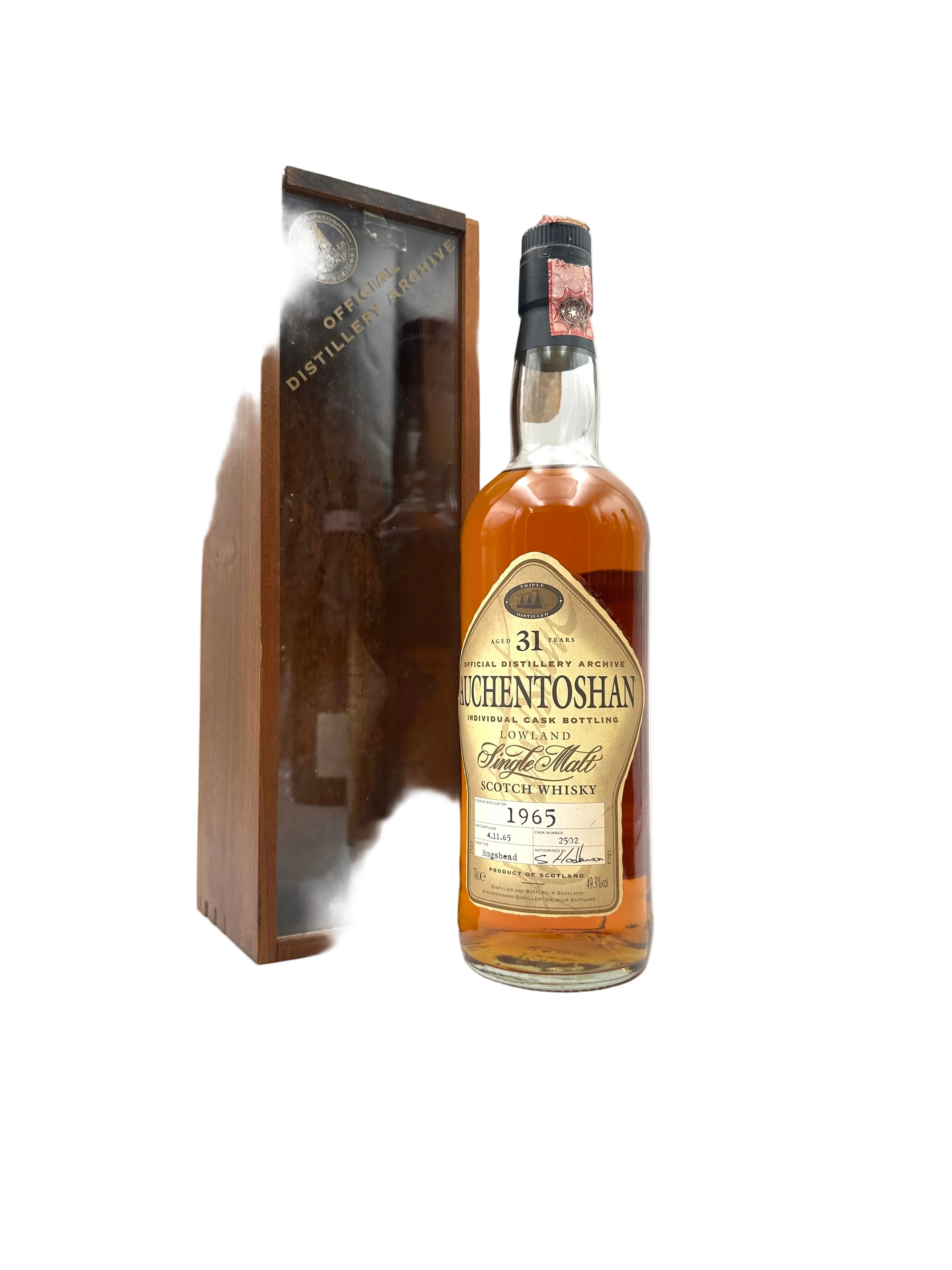 1965 - Auchentoshan - 31 Years Old Single Malt Scotch Whisky