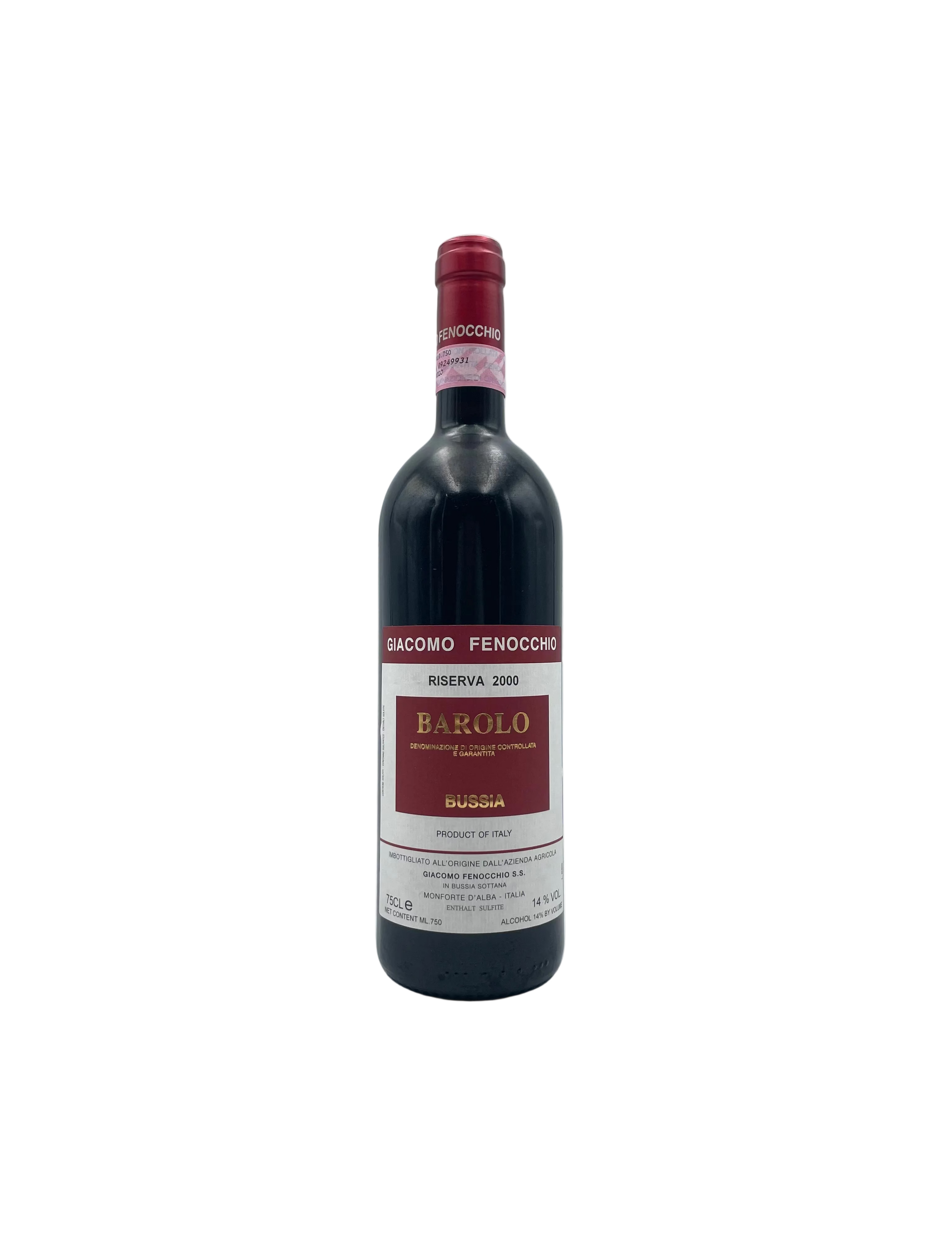 2000 - Giacomo Fenocchio - Barolo Riserva Bussia