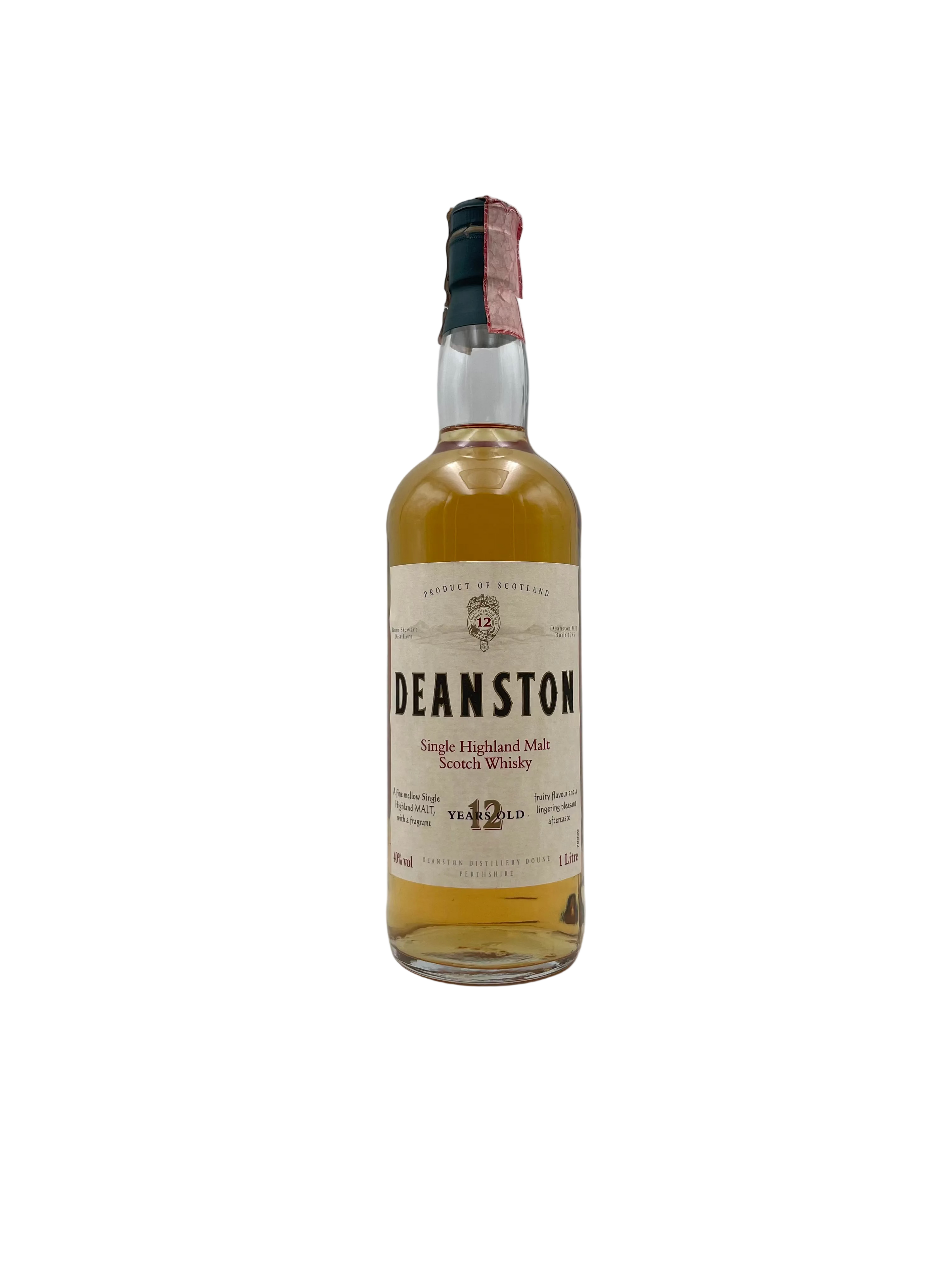 Deanston - 12 YO Single Highland Malt Scotch Whisky - Anni '90s