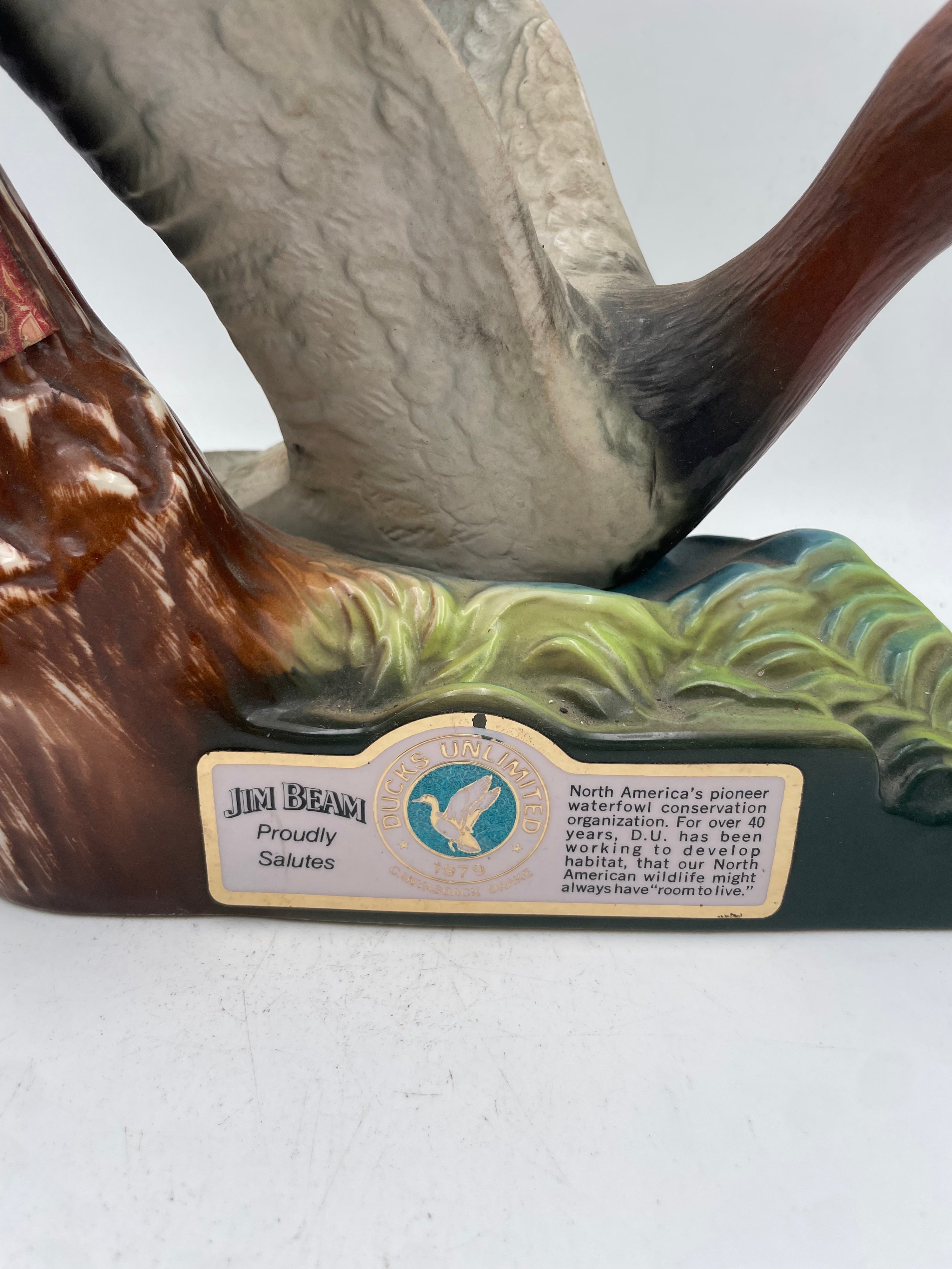 1979 - Jim Beam - 100 Months Old Kentucky Straigth Finest Bourbon Whiskey - Ducks Unlimited - Anni '80s