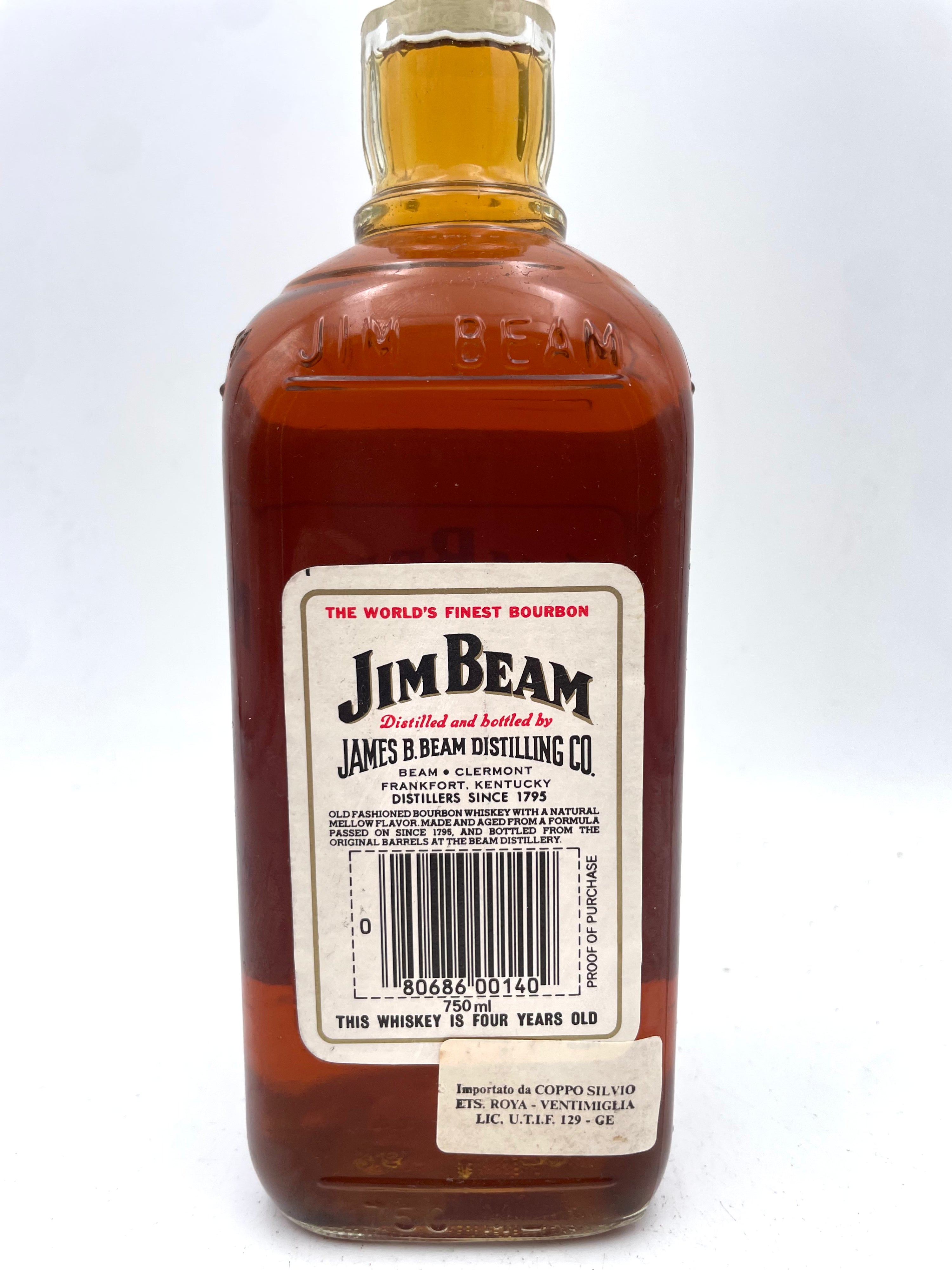 Jim Beam - Kentucky Straight Bourbon Whiskey - Bottl. 1990