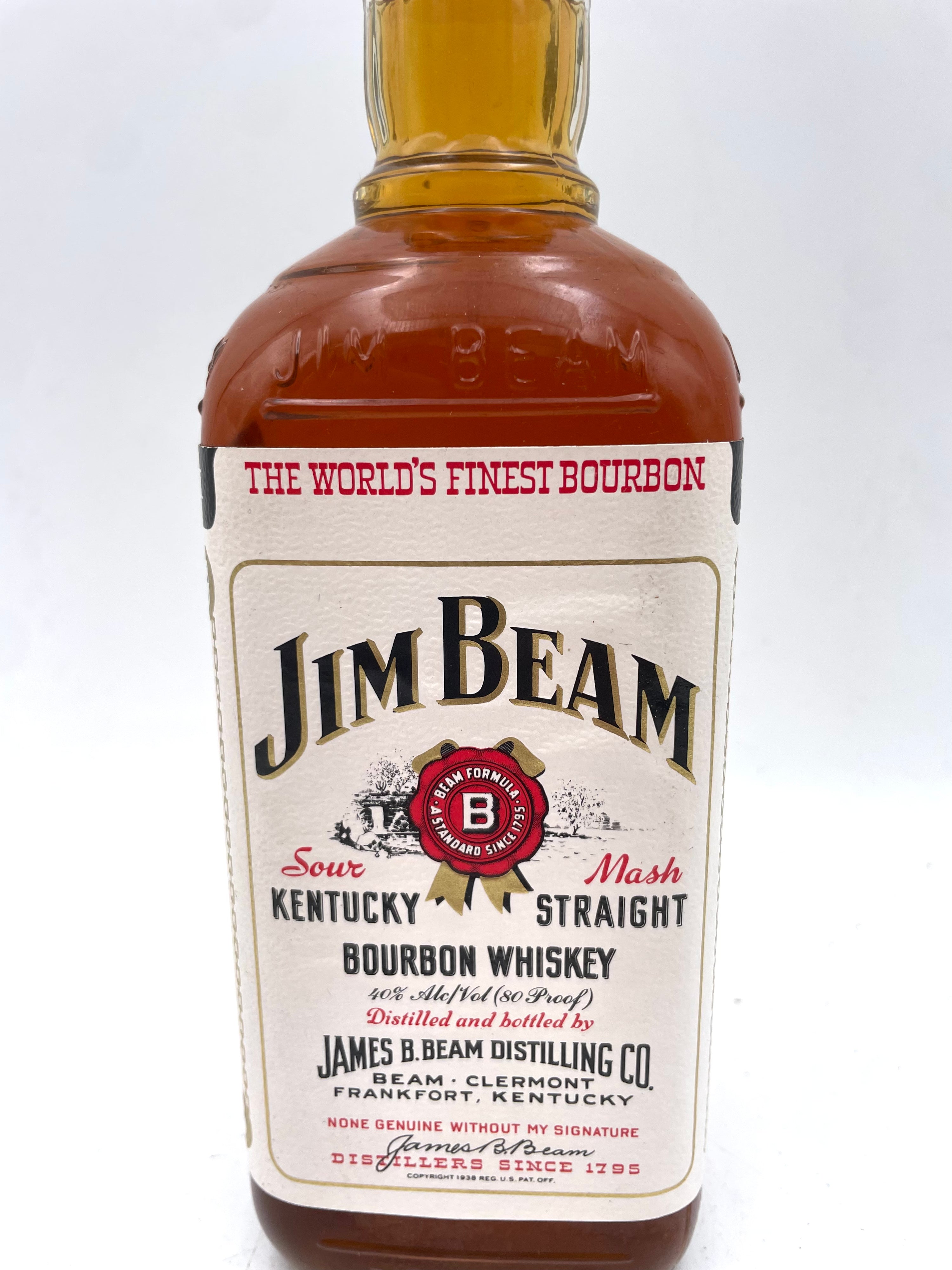 Jim Beam - Kentucky Straight Bourbon Whiskey - Bottl. 1990