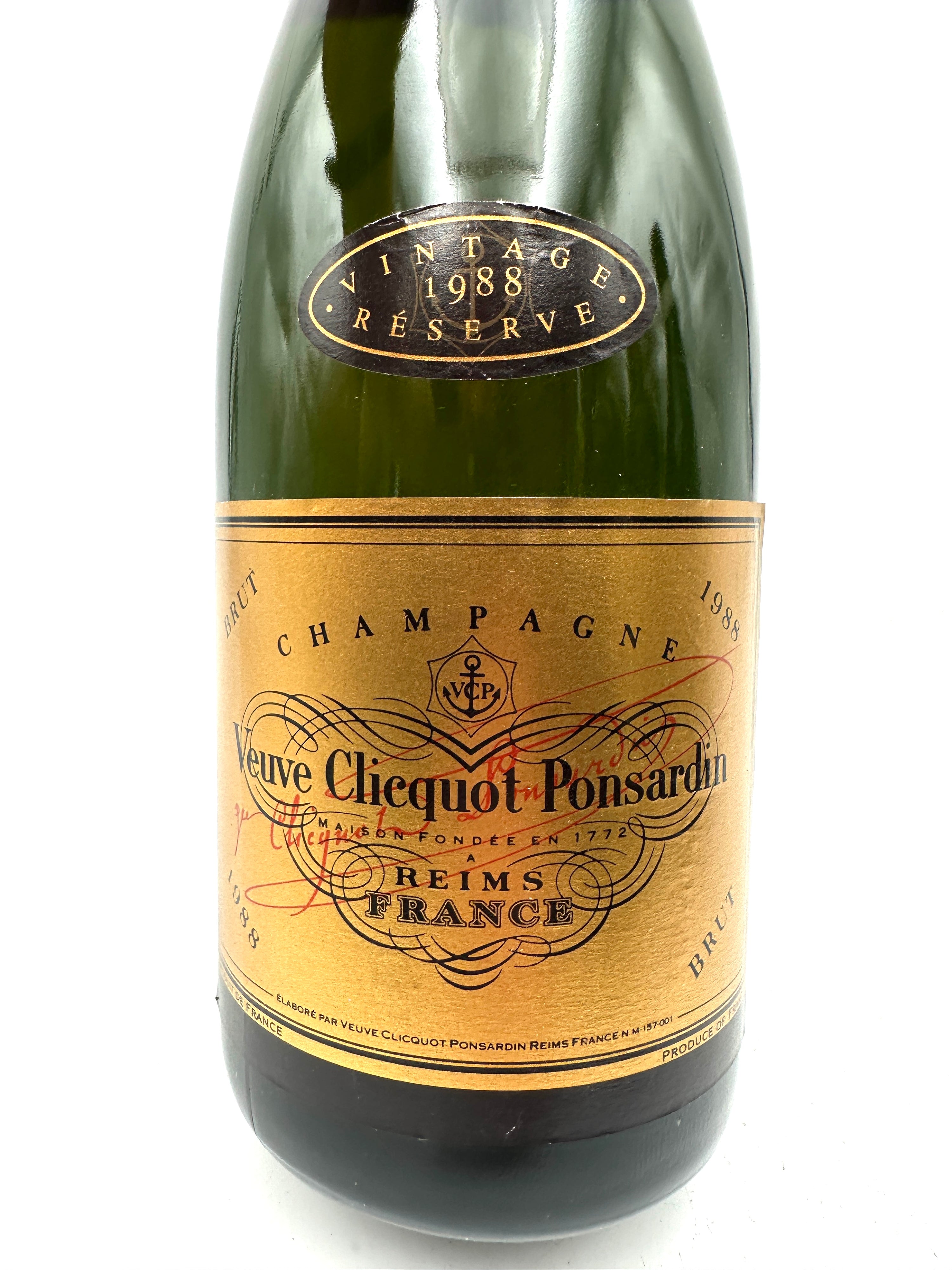 1988 - Veuve Clicquot Ponsardin - Champagne Vintage Réserve
