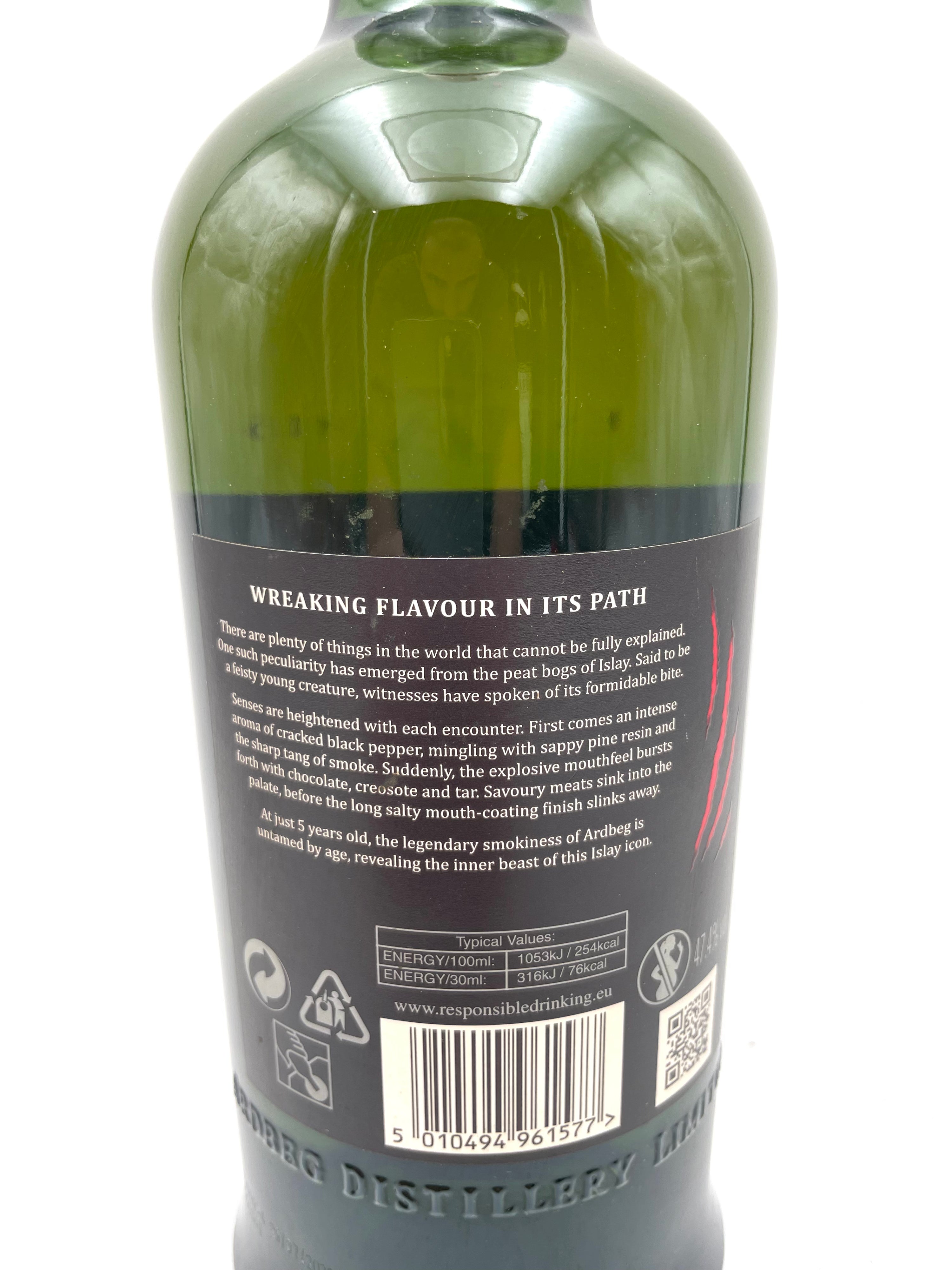 Ardbeg - 5 YO Wee Beastie Islay Single Malt Scotch Whisky - Bottl. 2020