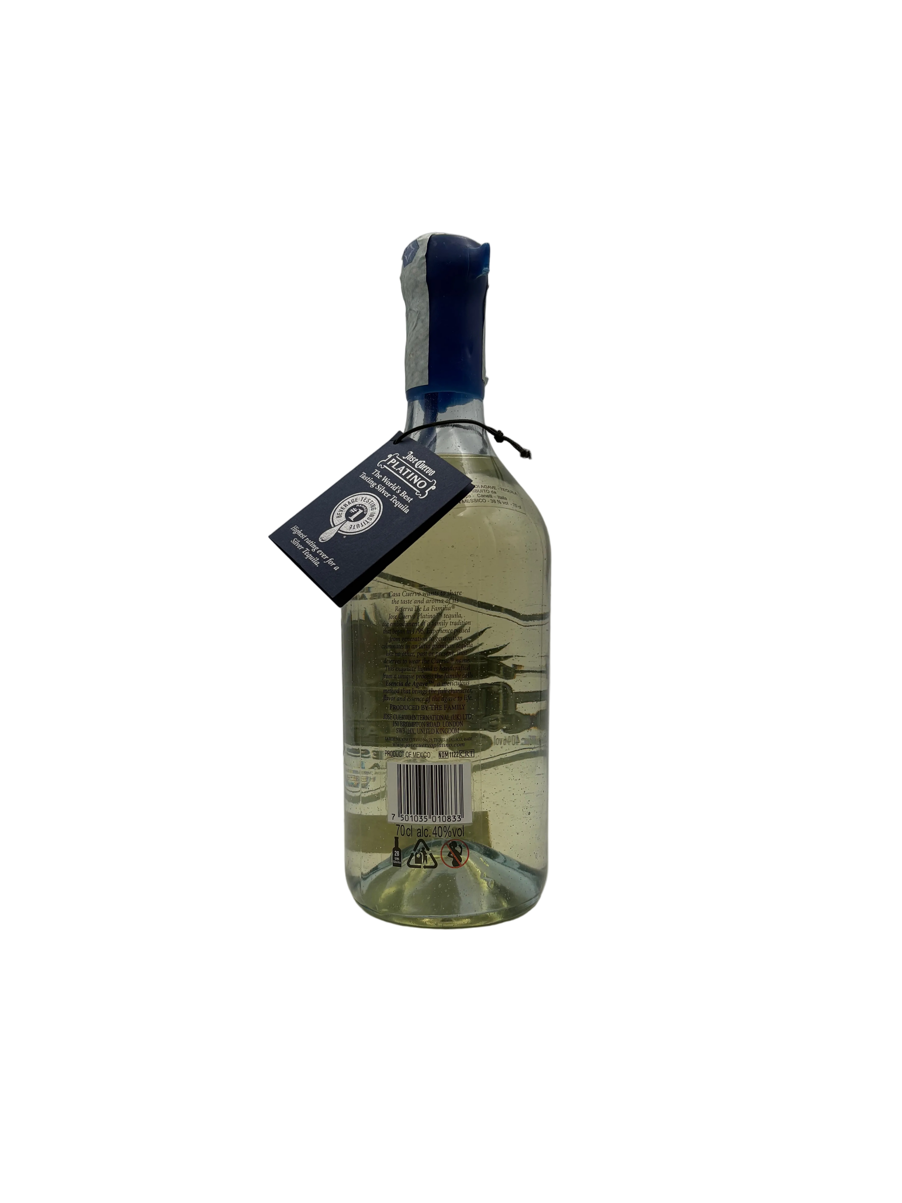 2018 - Jose Cuervo - Platino Reserva de la Familia