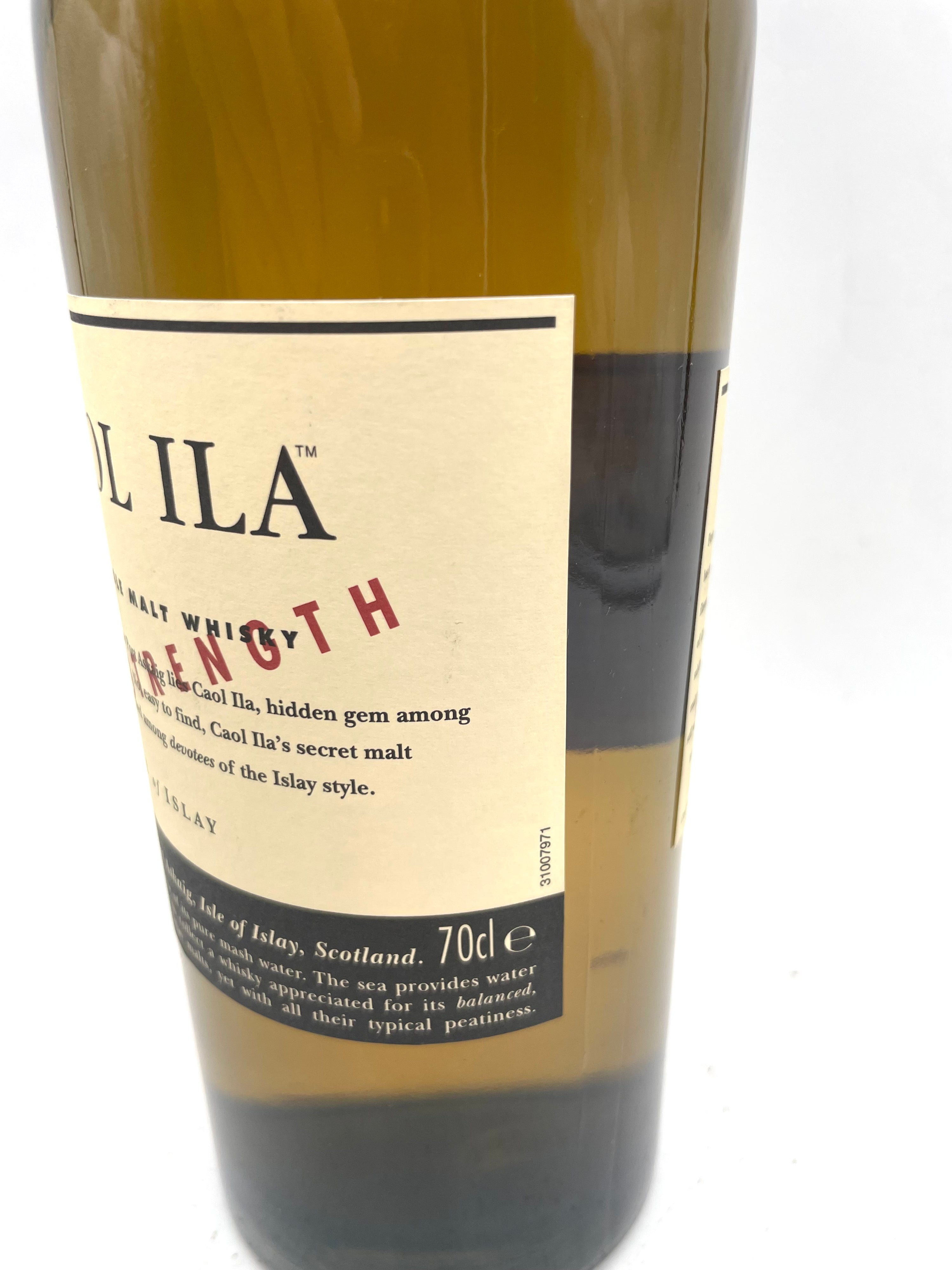 Caol Ila - Cask Strength Islay Single Malt Scotch Whisky - Bottl. '90s
