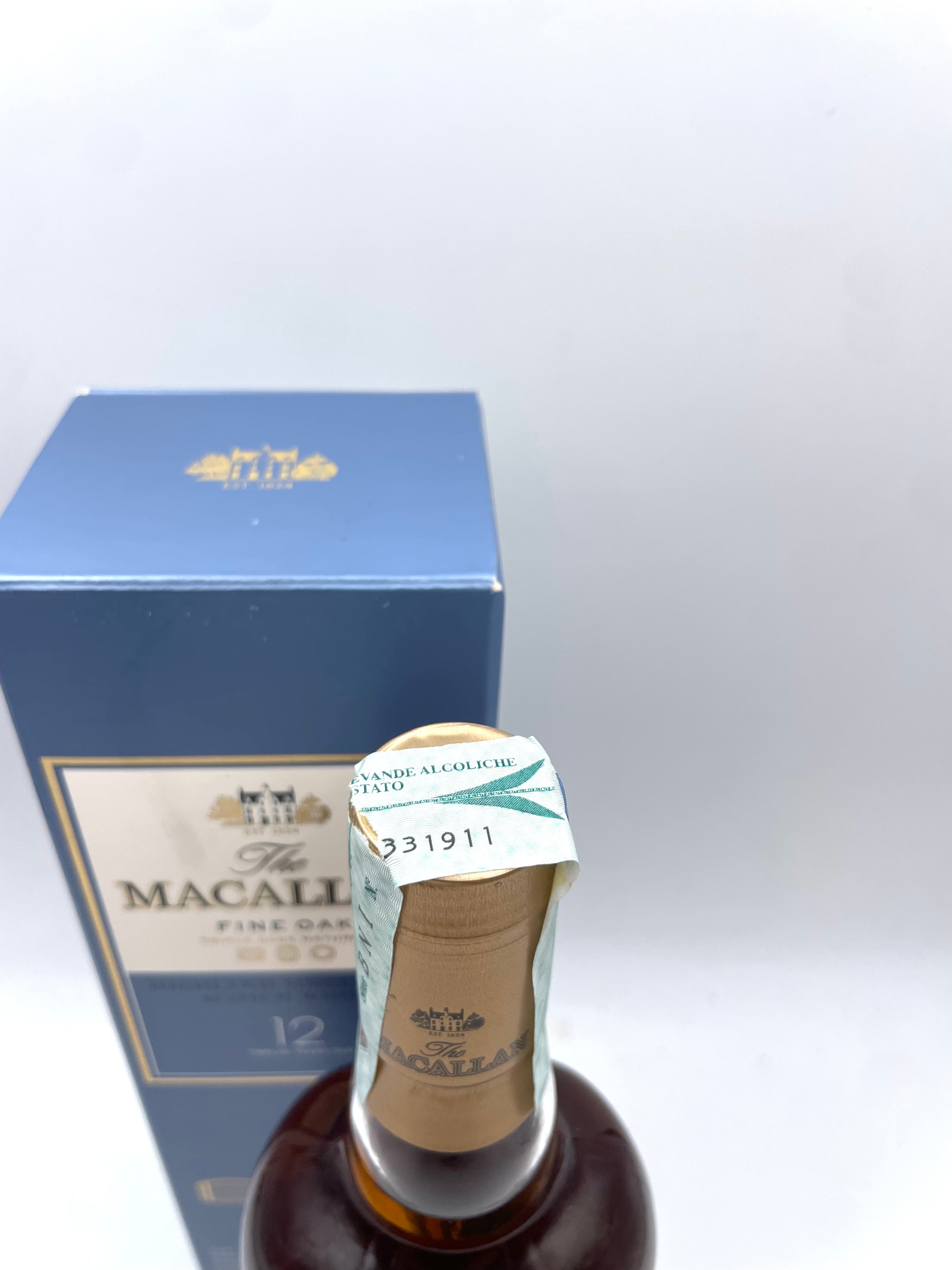 Macallan - 12 YO Fine Oak Highland Single Malt Scotch Whisky - Anni '00s
