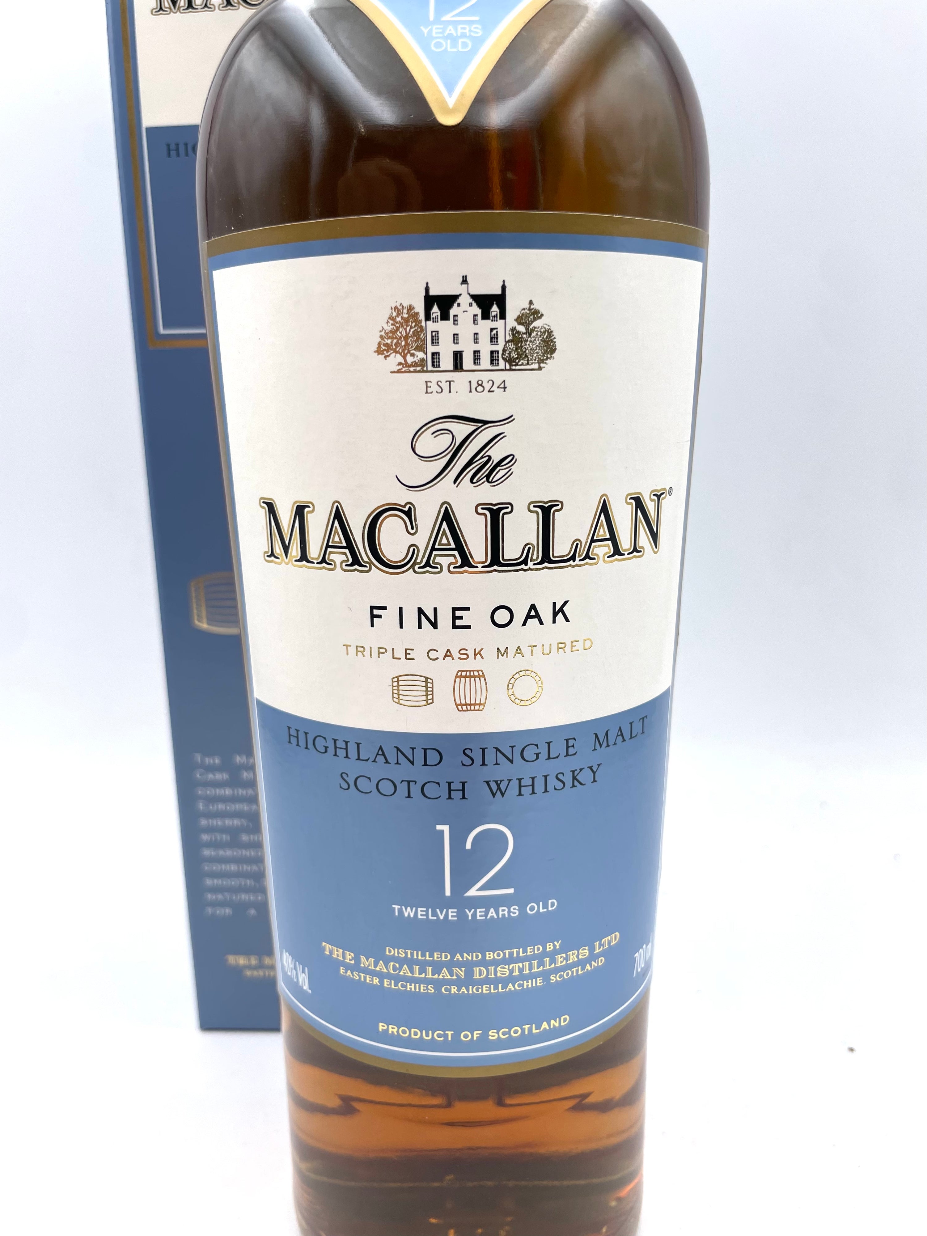 Macallan - 12 YO Fine Oak Highland Single Malt Scotch Whisky - Anni '00s