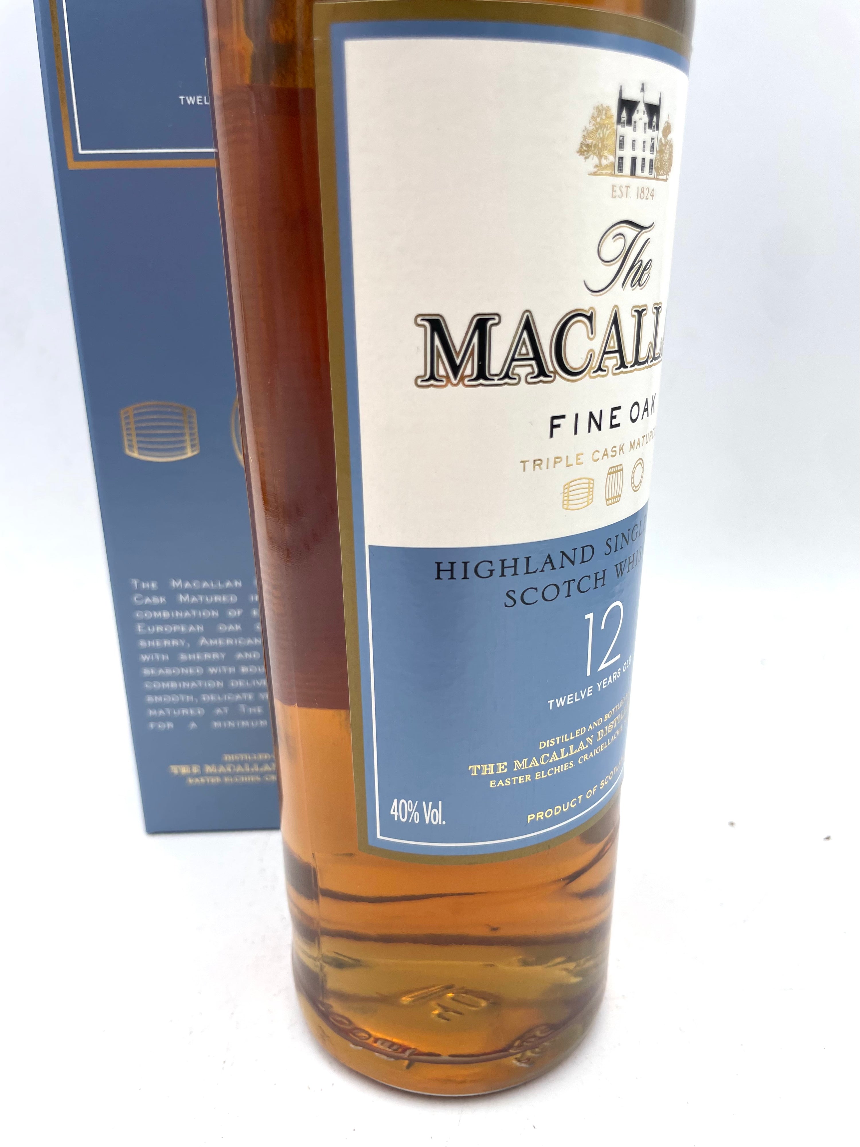Macallan - 12 YO Fine Oak Highland Single Malt Scotch Whisky - Anni '00s