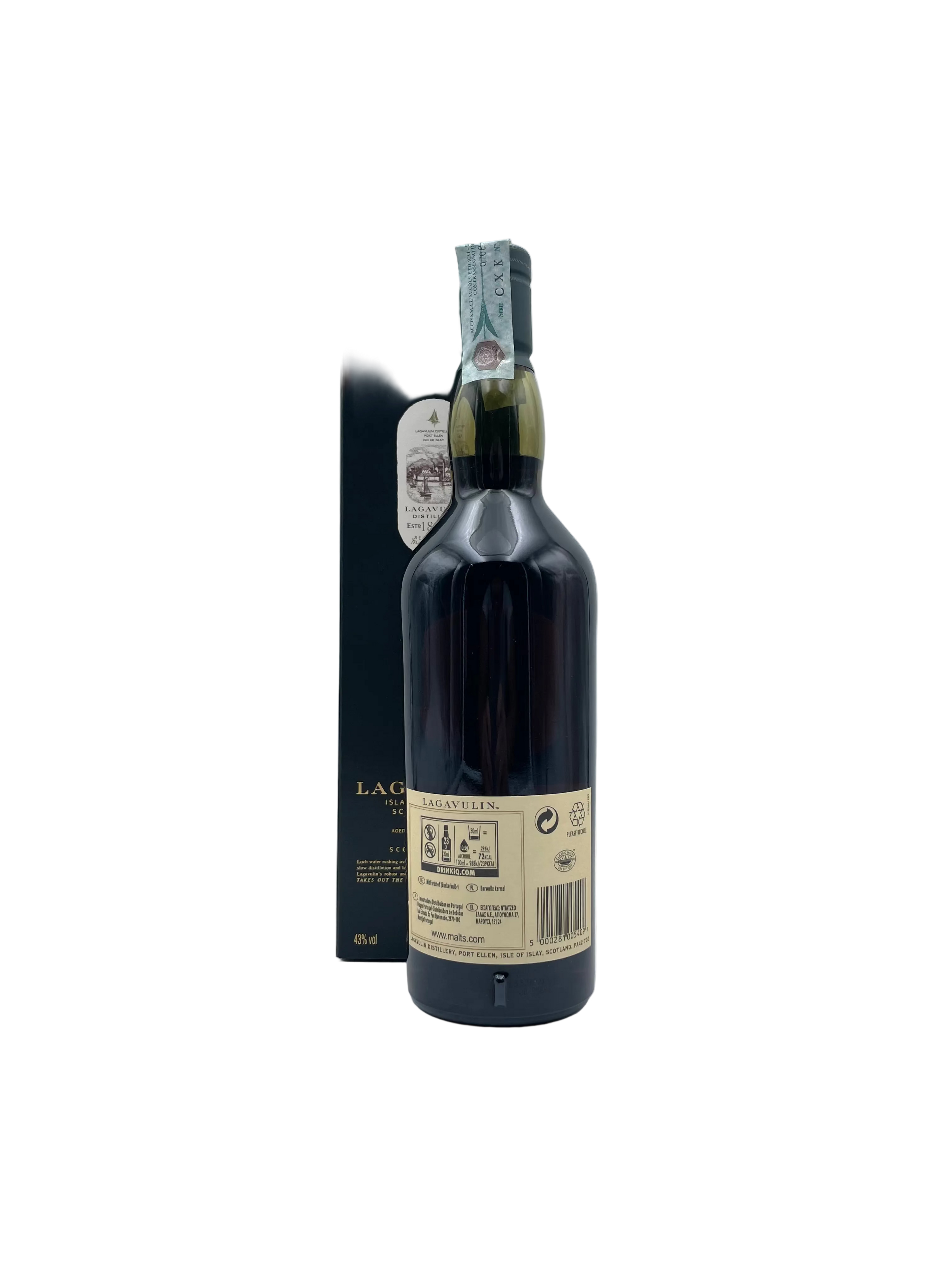 Lagavulin - 16 YO Islay Single Malt Scotch Whisky - Bottl. 2008