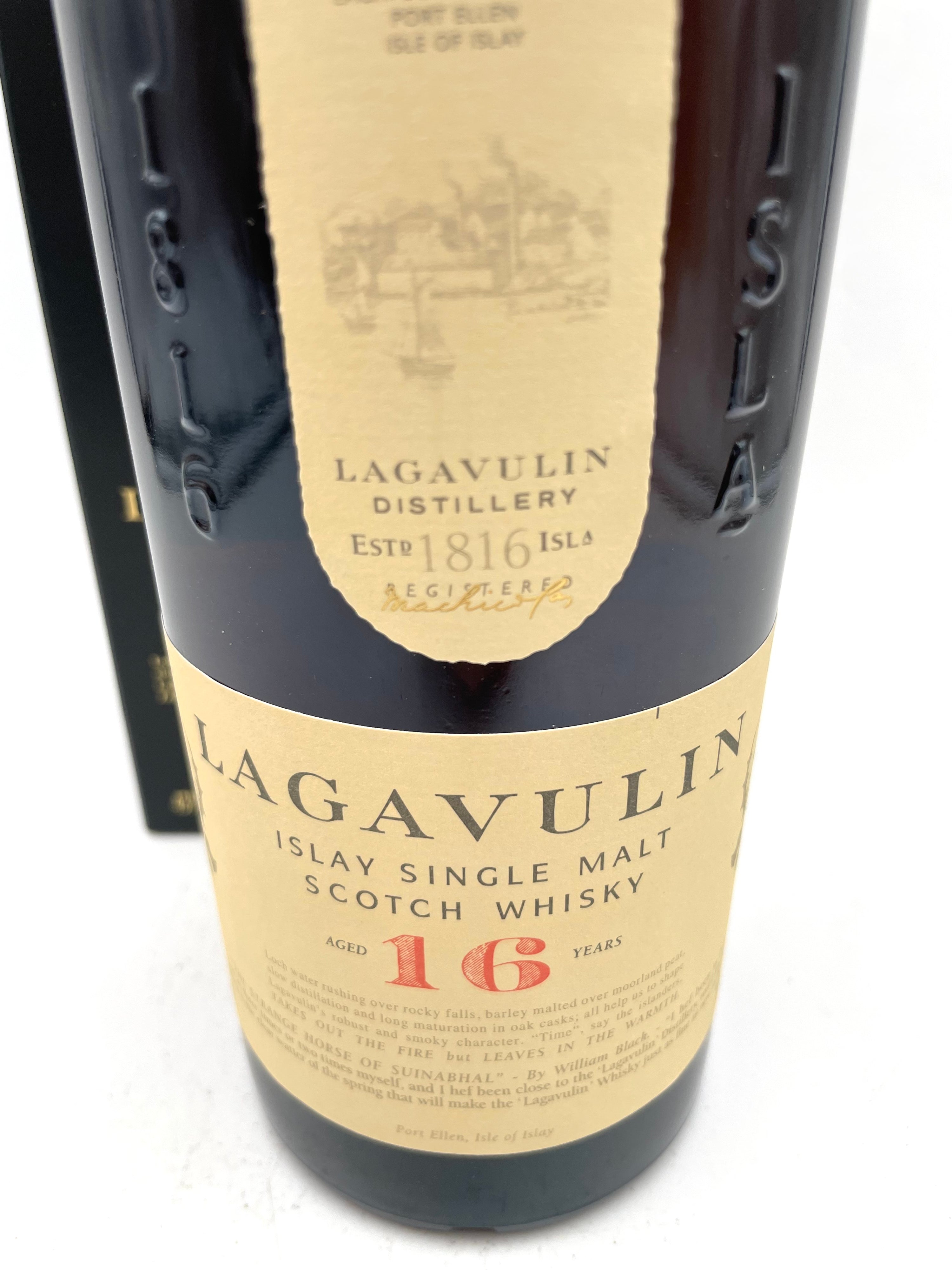 Lagavulin - 16 YO Islay Single Malt Scotch Whisky - Bottl. 2008
