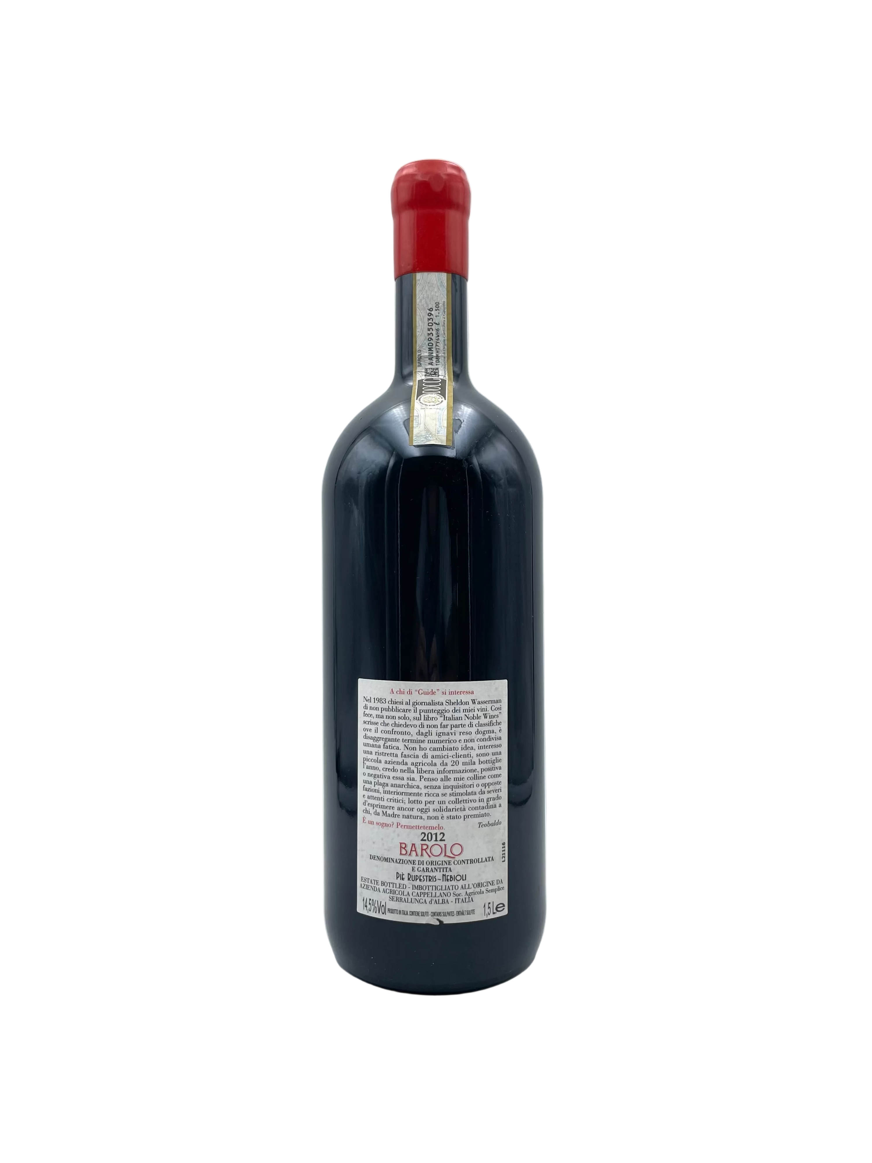 2012 - Cappellano - Barolo Otin Fiorin Piè Rupestris - Magnum