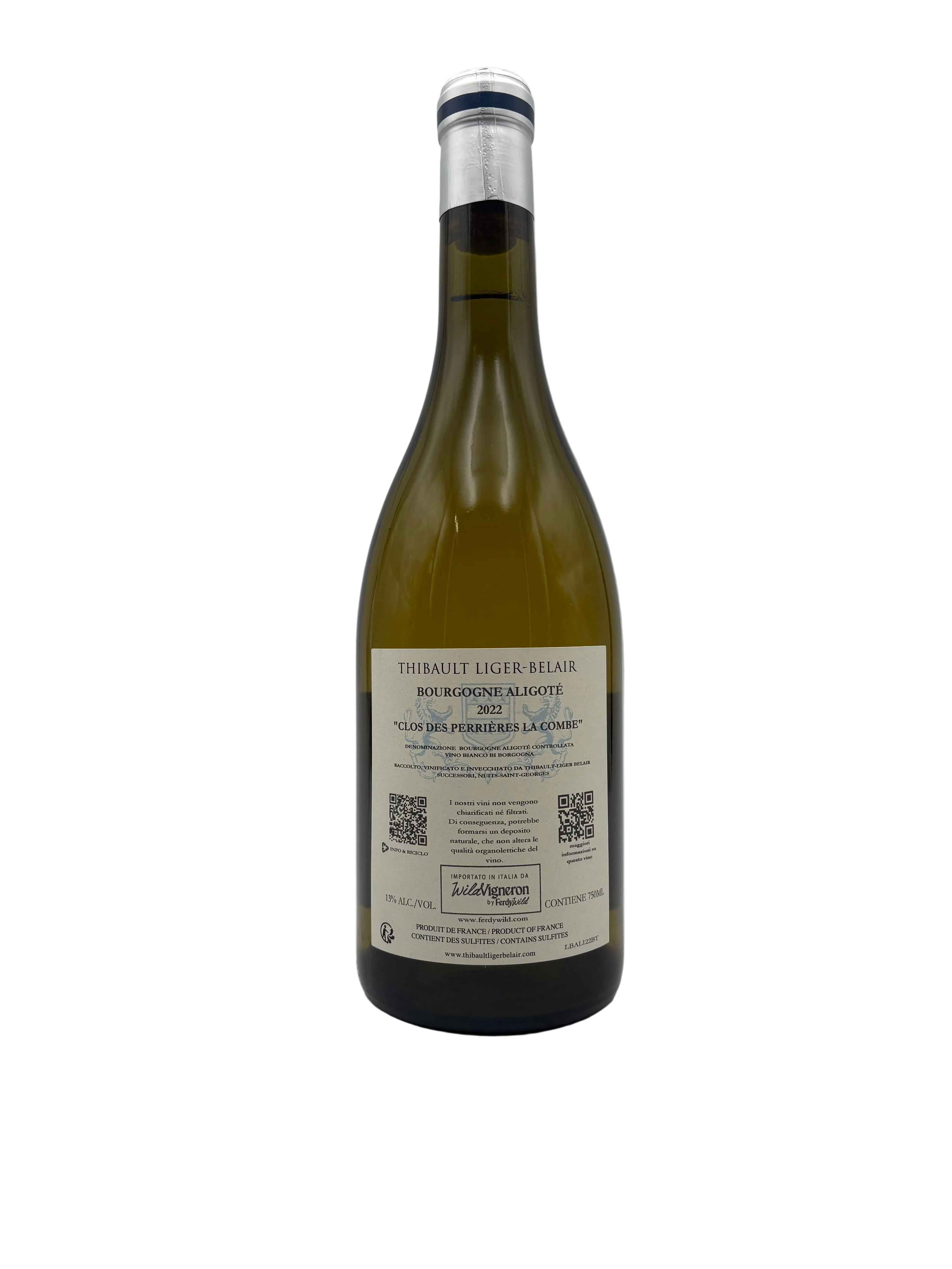 2022 - Thibault Liger-Belair - Bourgogne Aligoté Clos des Perrières La Combe