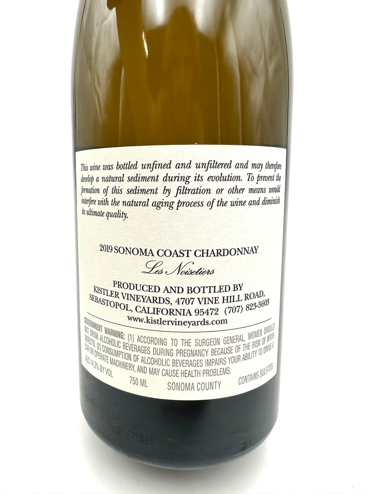 2019 - Kistler Vineyards - Les Noisetiers