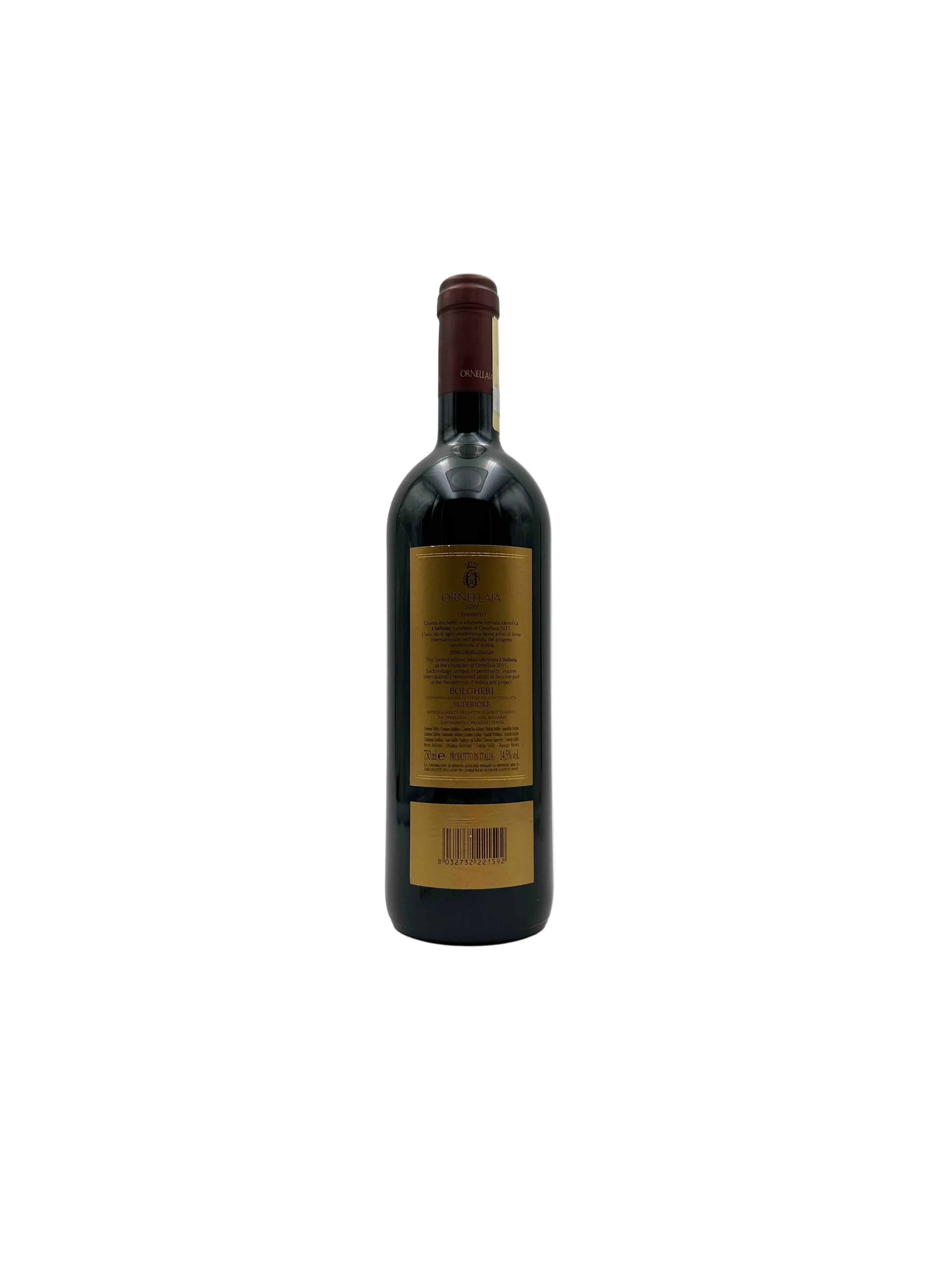 2011 - Ornellaia - Bolgheri Superiore - L'Infinito Vendemmia d'Artista
