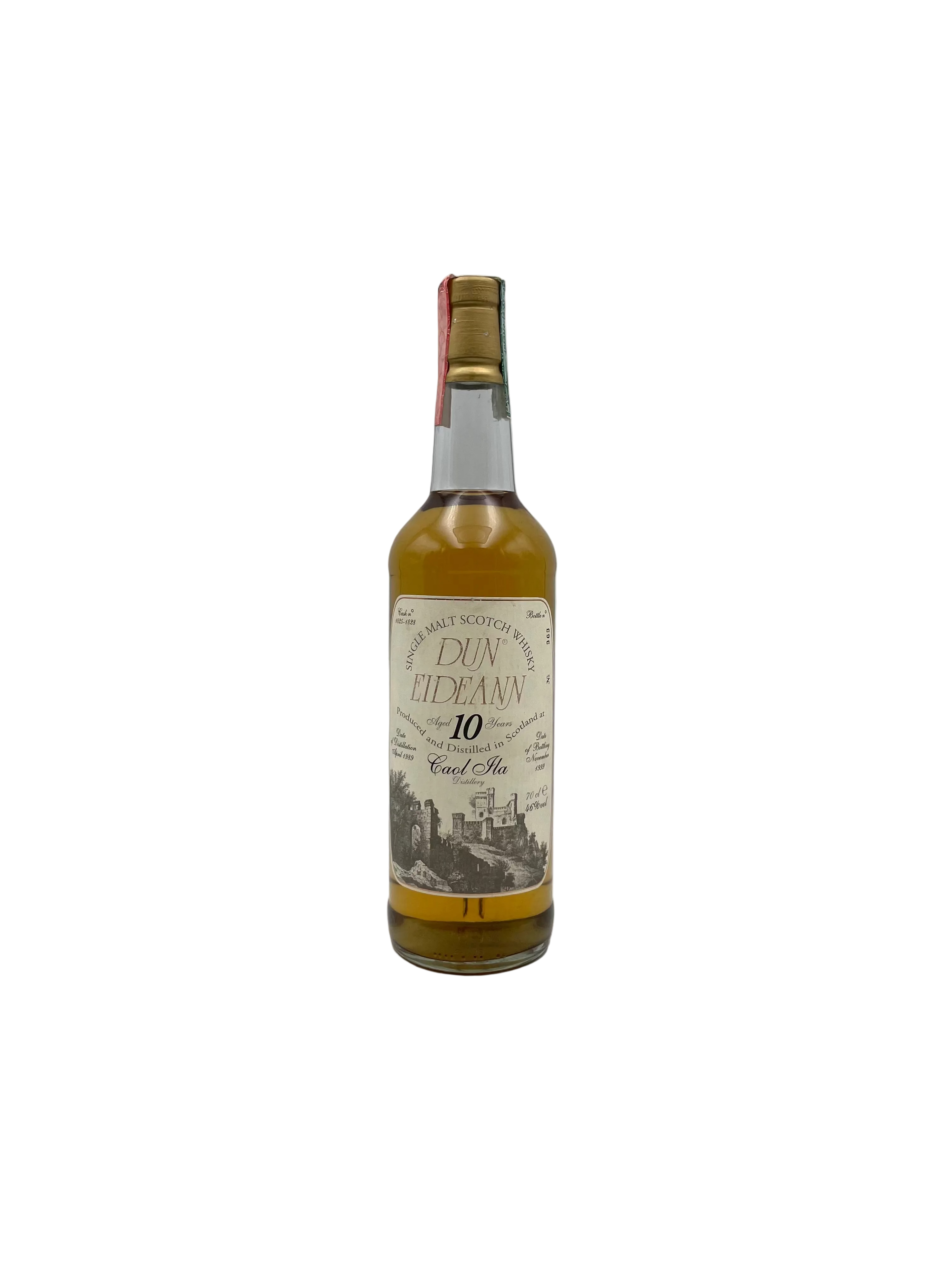 1989 - Caol Ila - Dun Eideann 10 YO Single Malt Scotch Whisky - Bottl. 1999