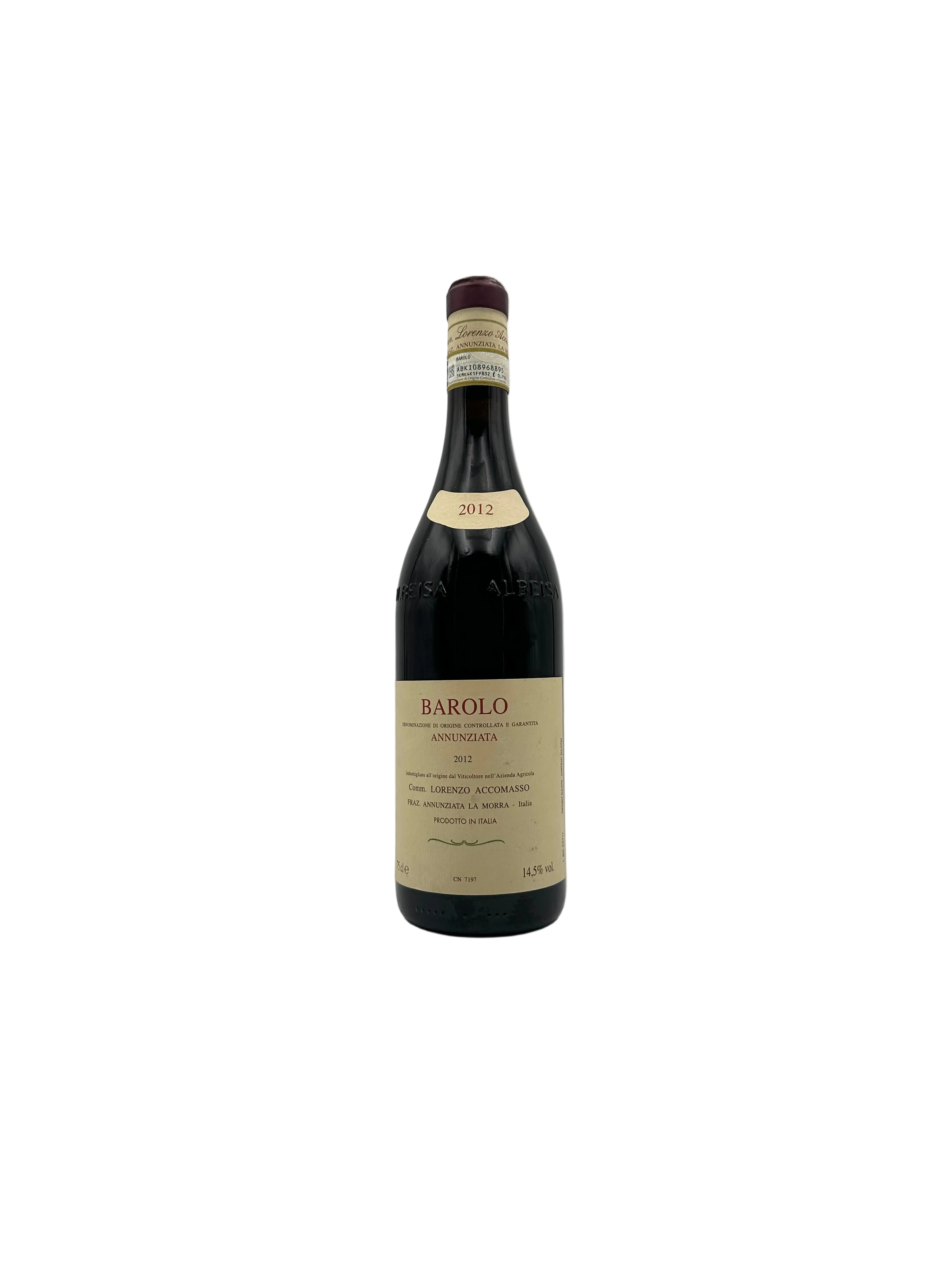 2012 - Cav. Lorenzo Accomasso - Barolo Annunziata