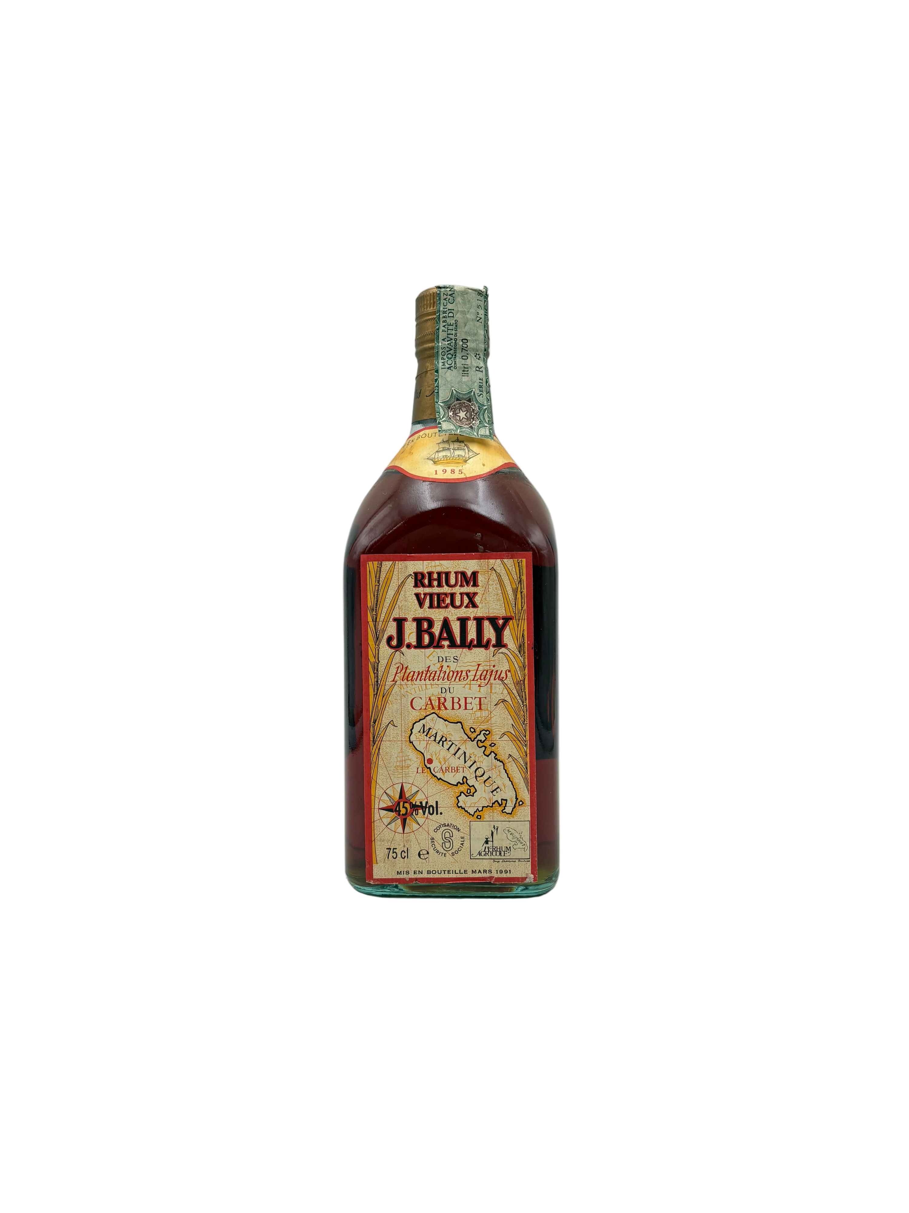 1985 - J. Bally - Rhum Vieux Millésime