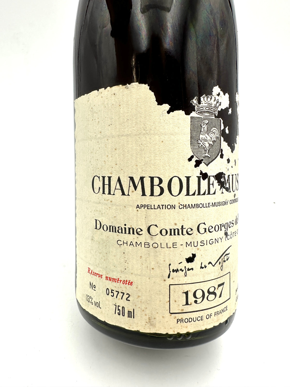 1987 - Domaine Comte Georges de Vogüé - Chambolle-Musigny