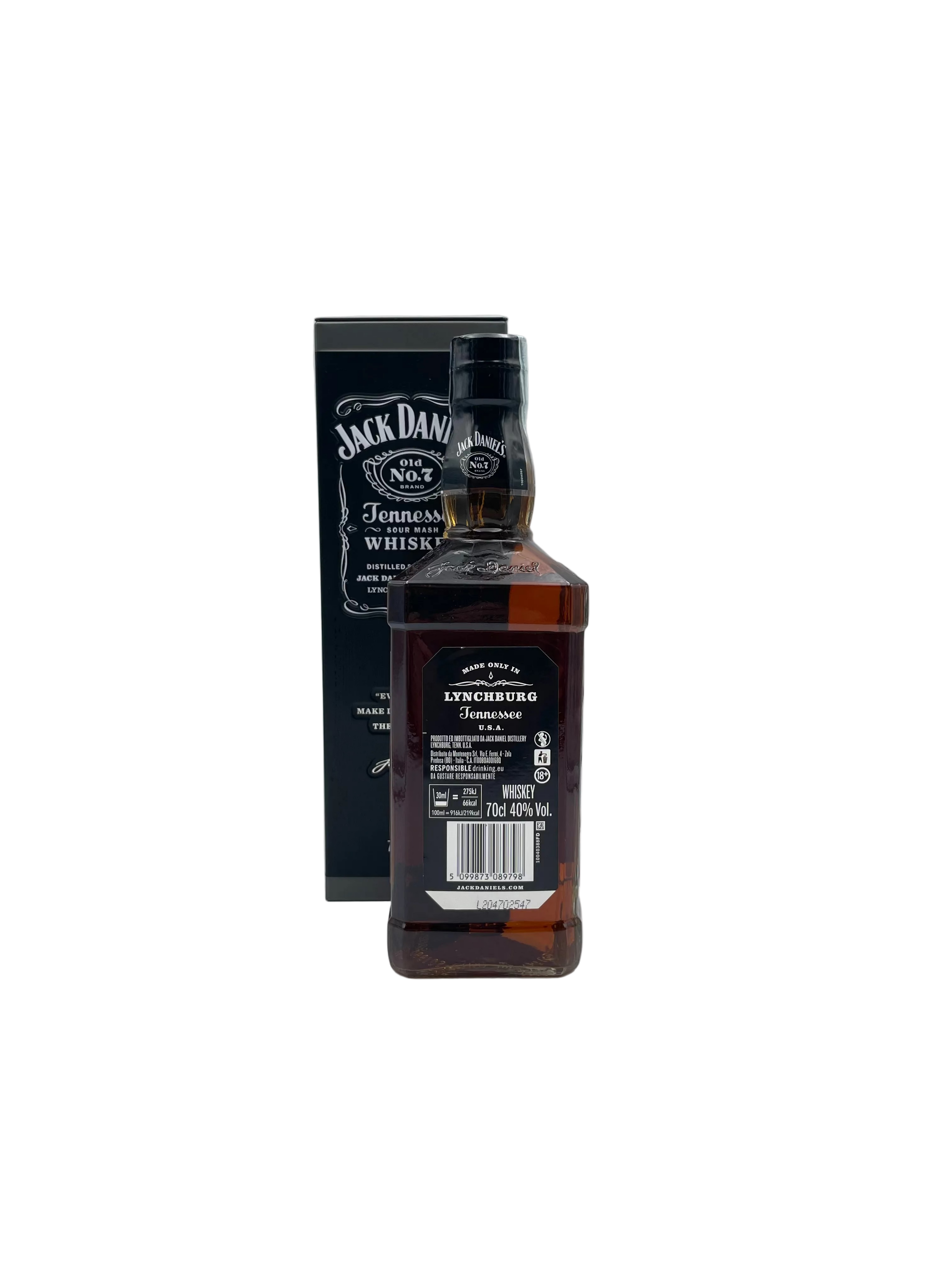 Jack Daniel's - Old No. 7 Quality Tennessee Sour Mash Whisky -  Bottl. 1990