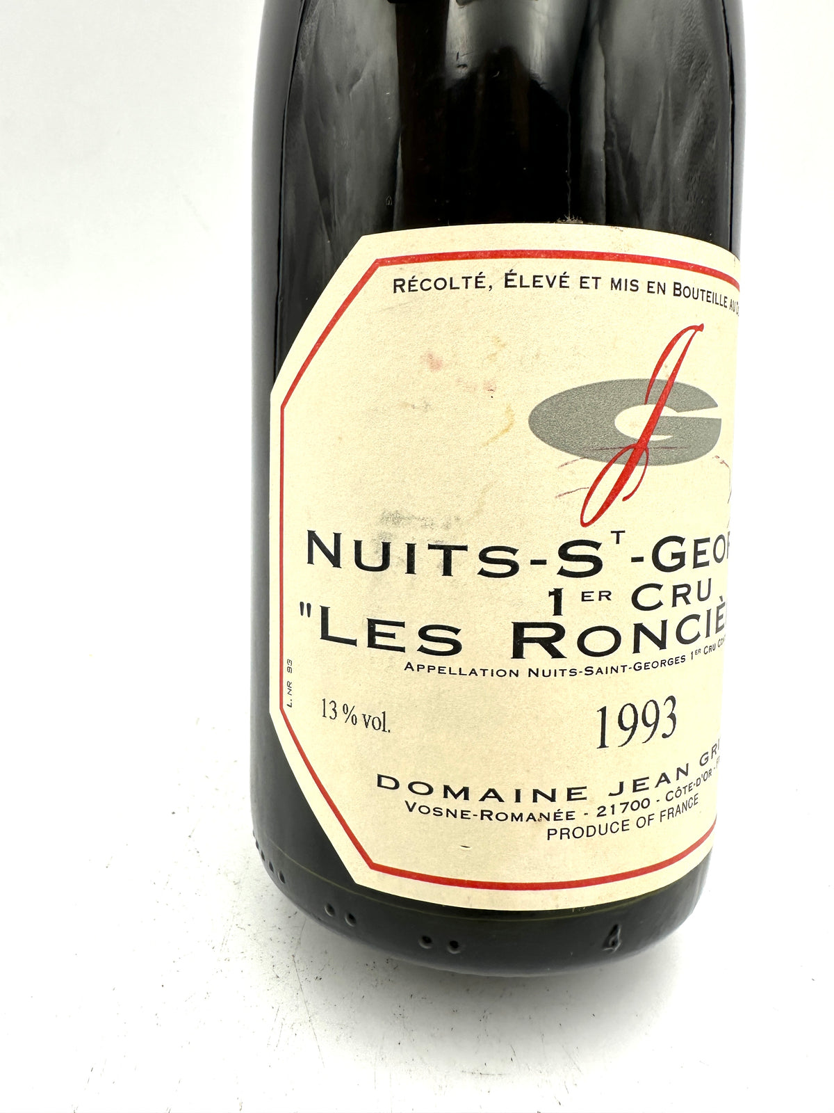 1993 - Domaine Jean Grivot - Nuits-St-Georges 1er Cru Les Roncières