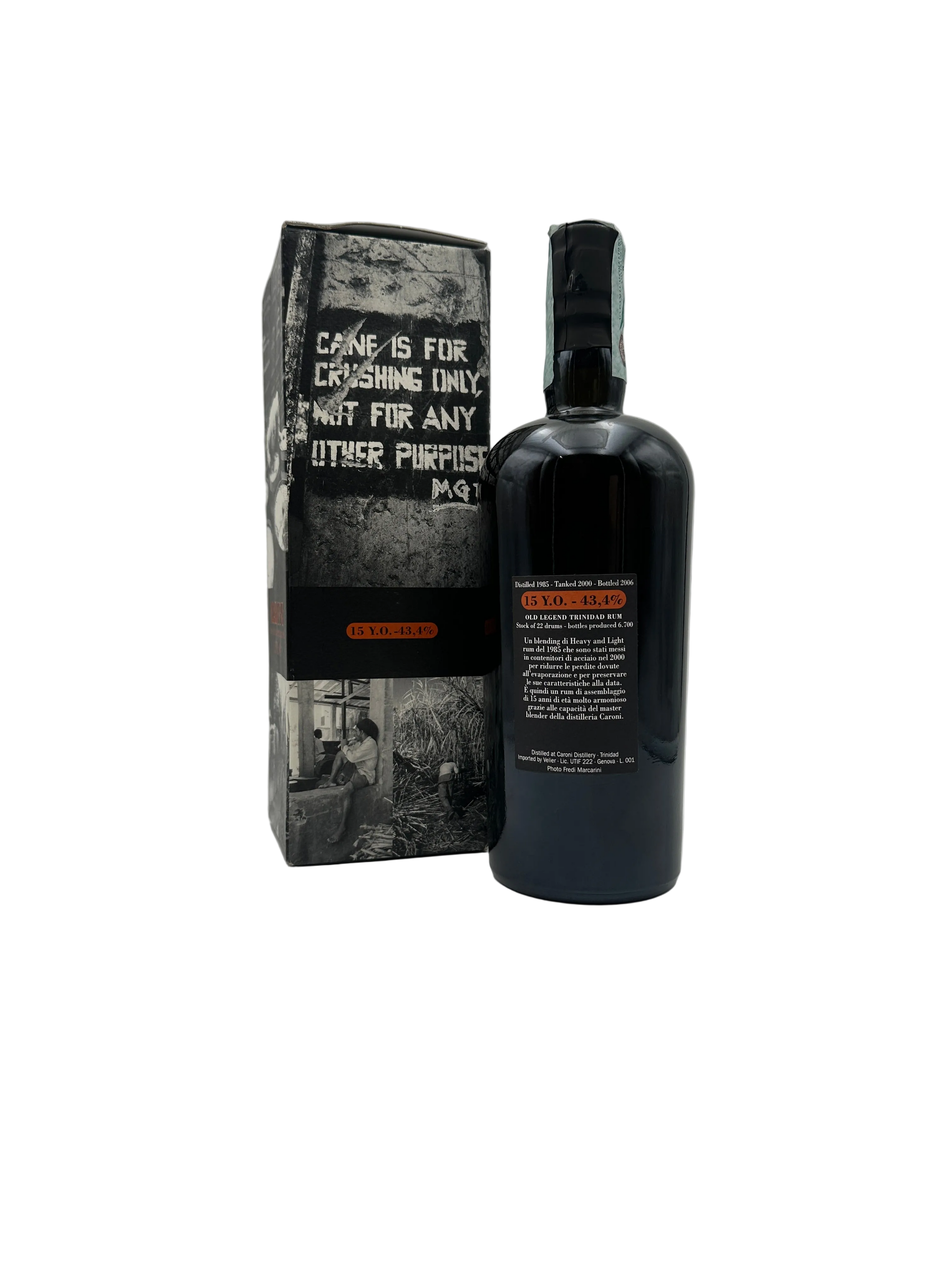 1985 - Caroni - 15 years old Old Legend Trinidad Rum - Velier