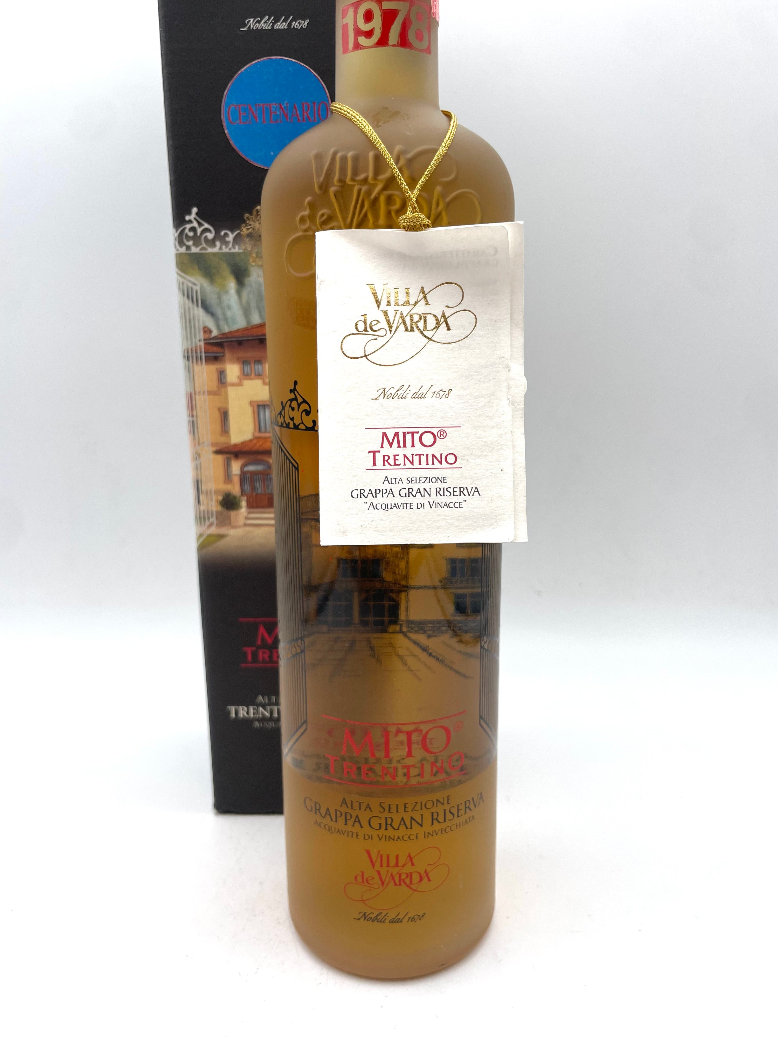 Villa de Varda - Grappa Gran Riserva Mito Trentino - Anni '90s