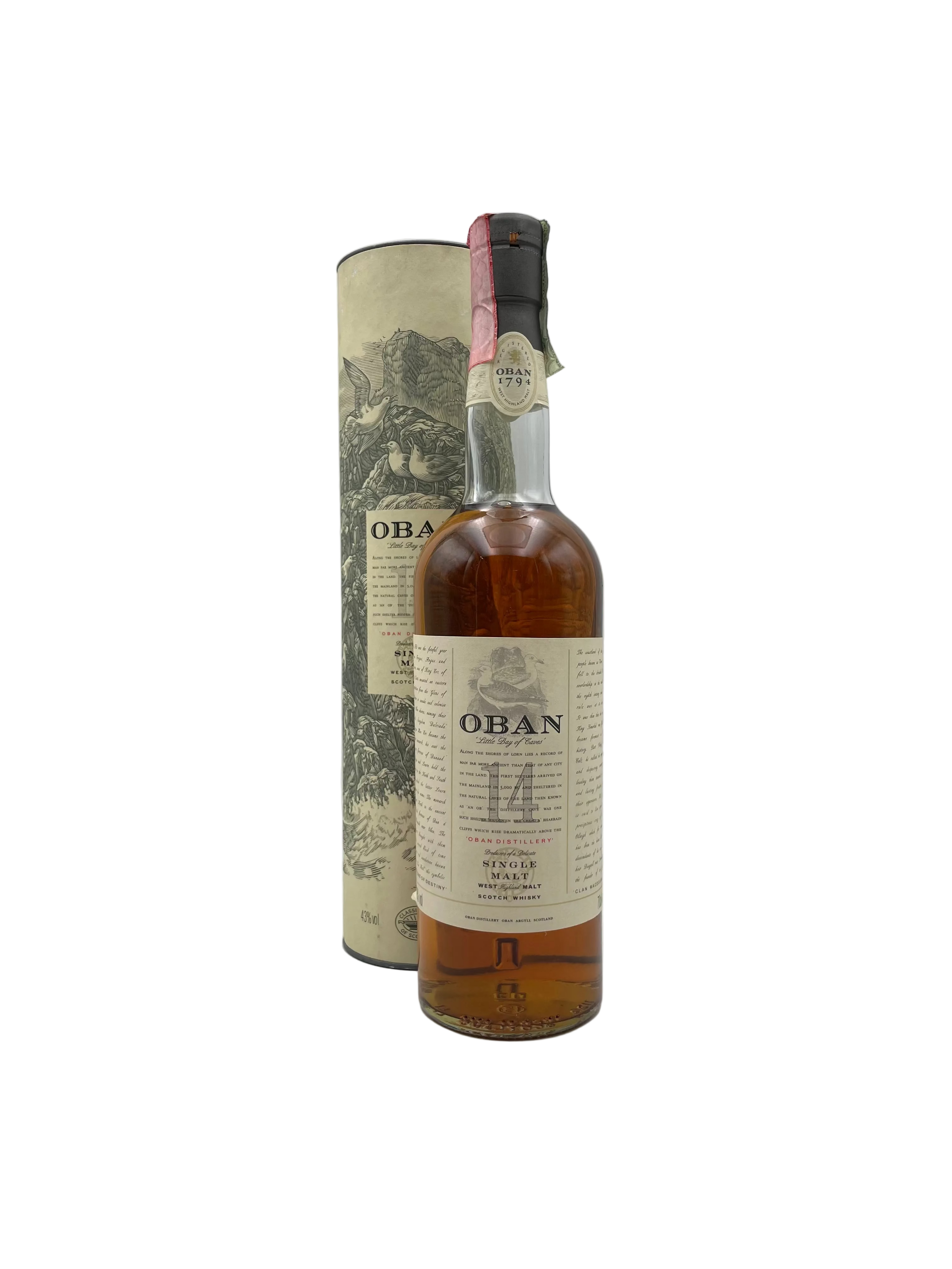 OBAN - 14 YO Single Malt Scotch Whisky - Anni '90s