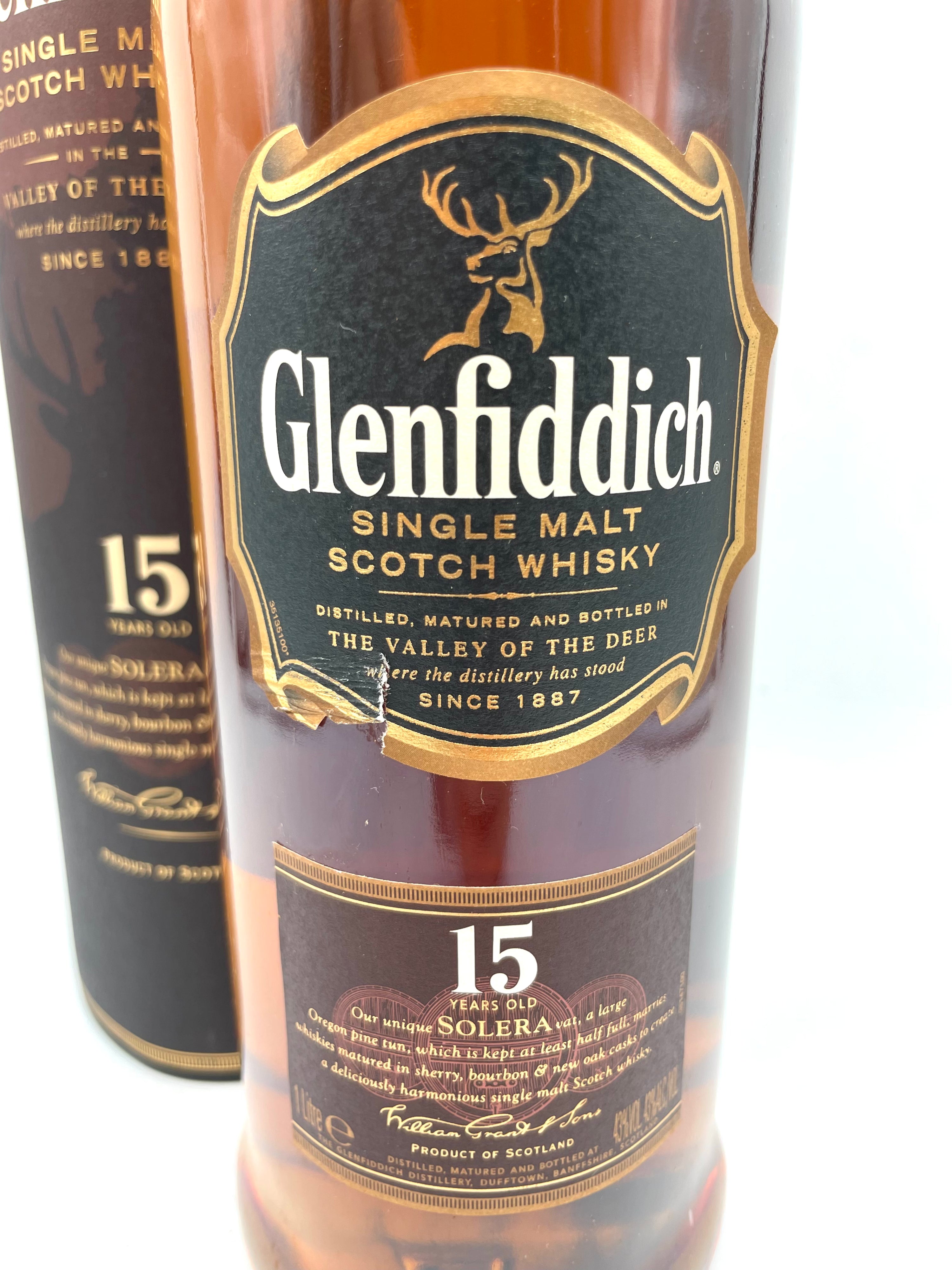 Glenfiddich - 15 YO Solera Single Malt Scotch Whisky - Anni '00s