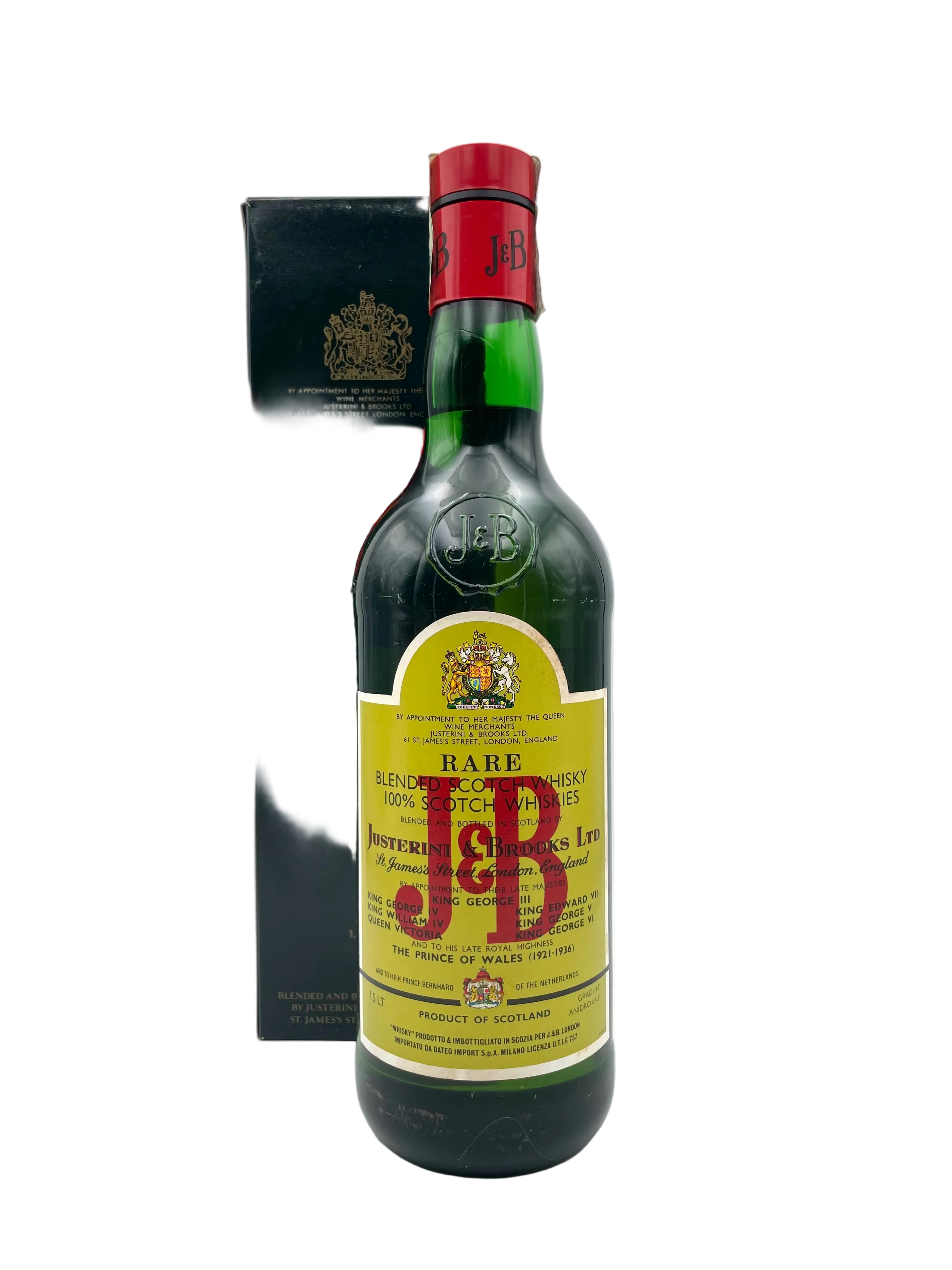 J&B - Rare Blended Scotch Whisky - Anni '70s