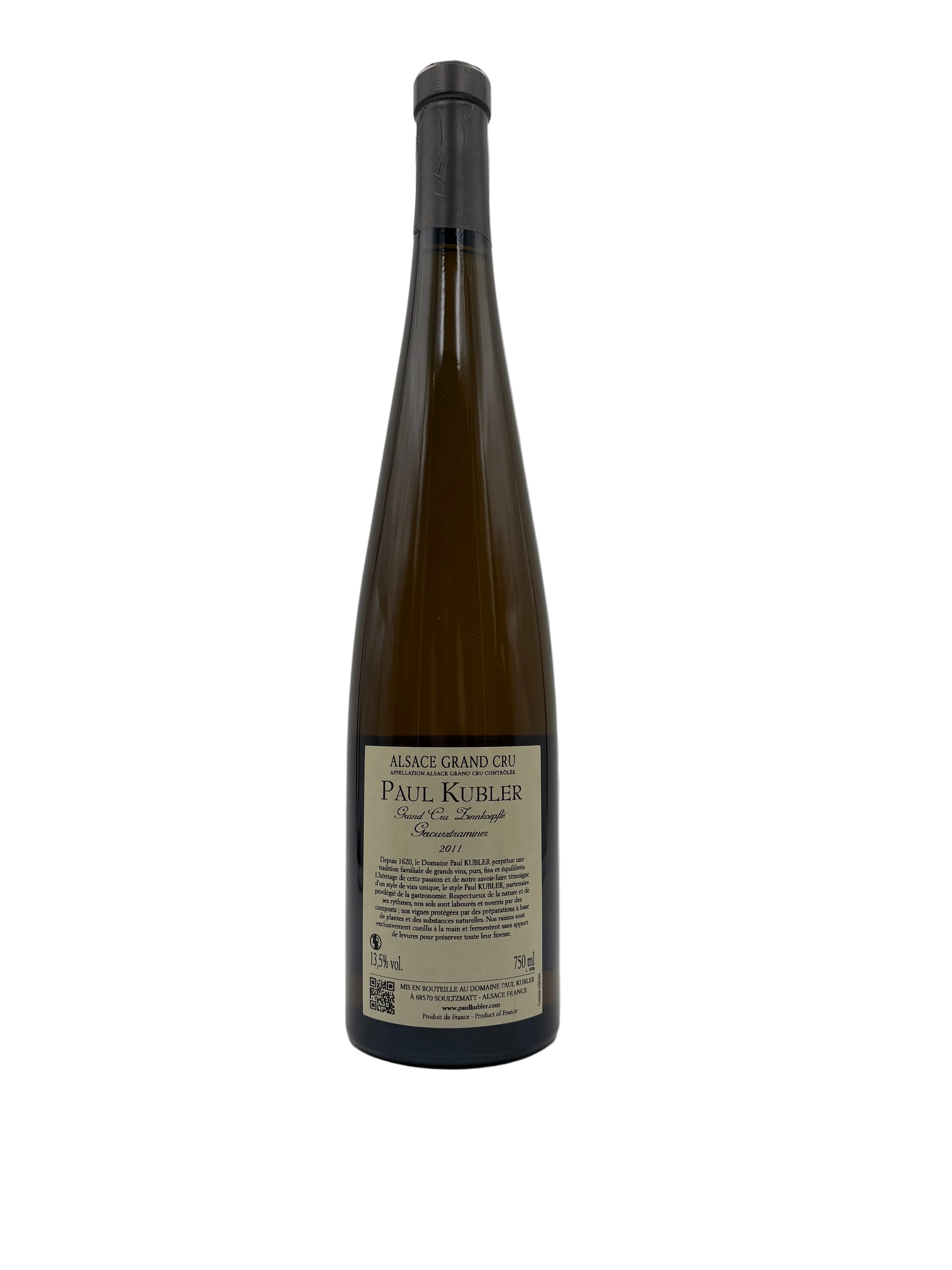 2011 - Domaine Paul Kubler - Alsace Grand Cru Zinnkoepflé Gewurztraminer