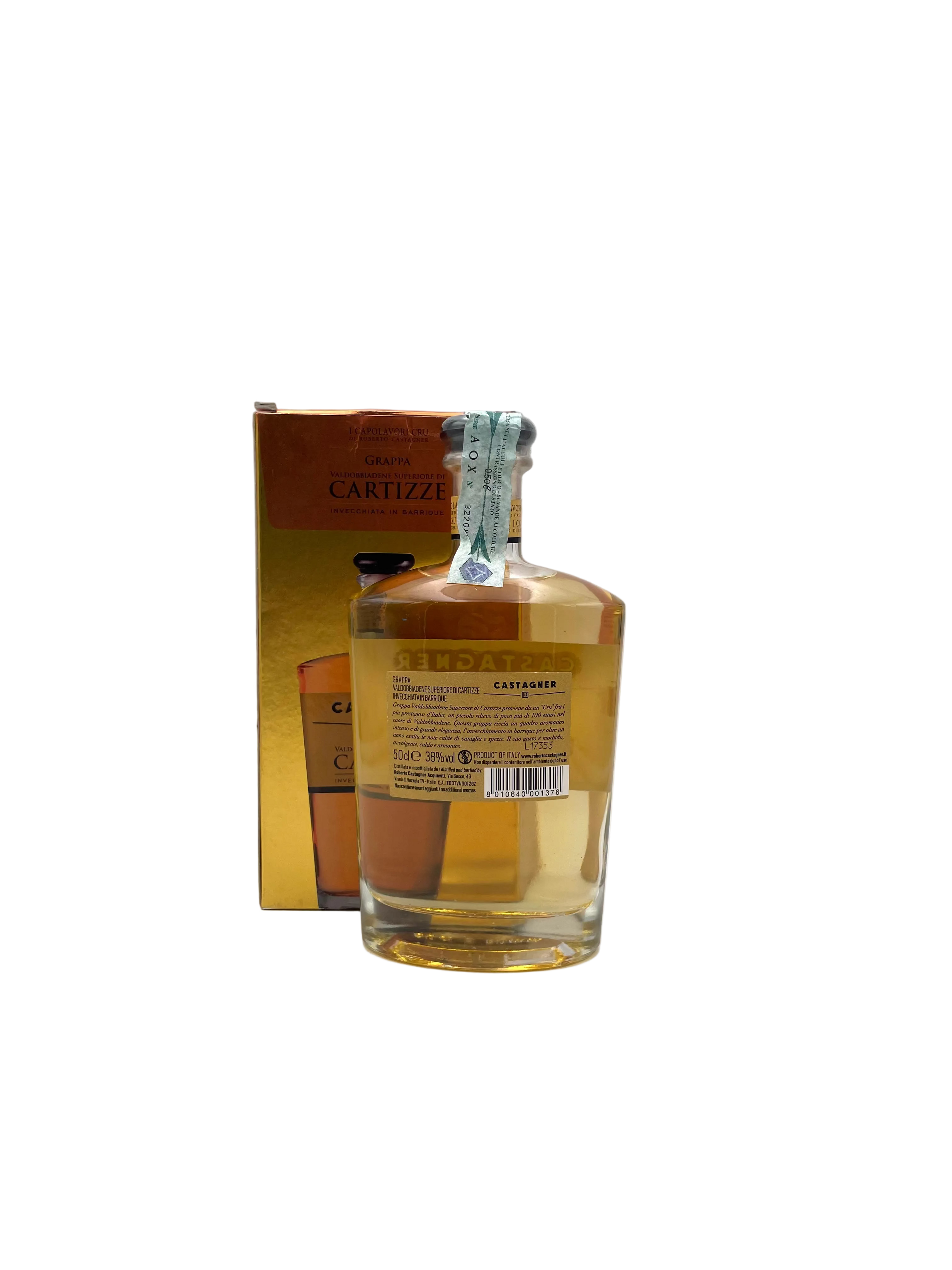 Castagner - Grappa Valdobbiadene Superiore di Cartizze Invecchiata in Barrique - Anni '00s