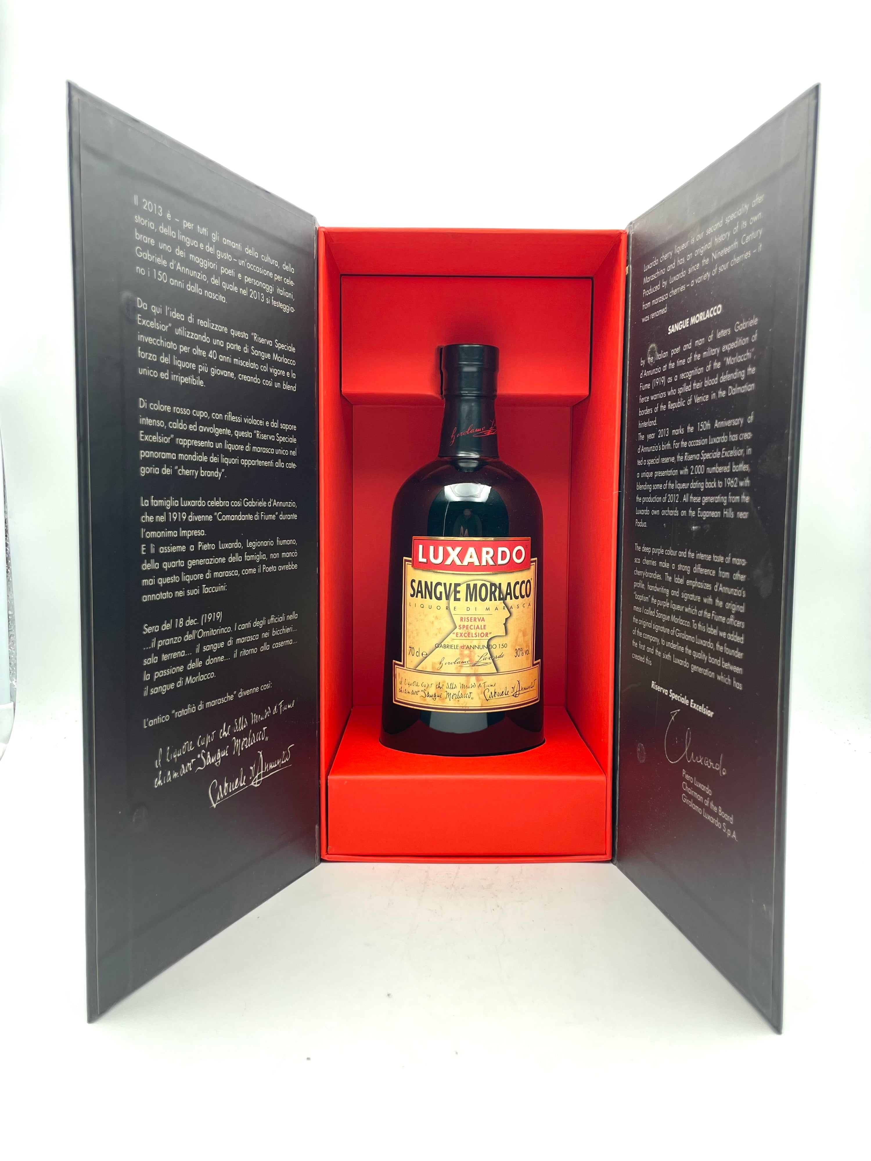 Luxardo - Sangue Morlacco Riserva Speciale Excelsior - Special Edition Gabriele d'Annunzio 150° - Anni '00s
