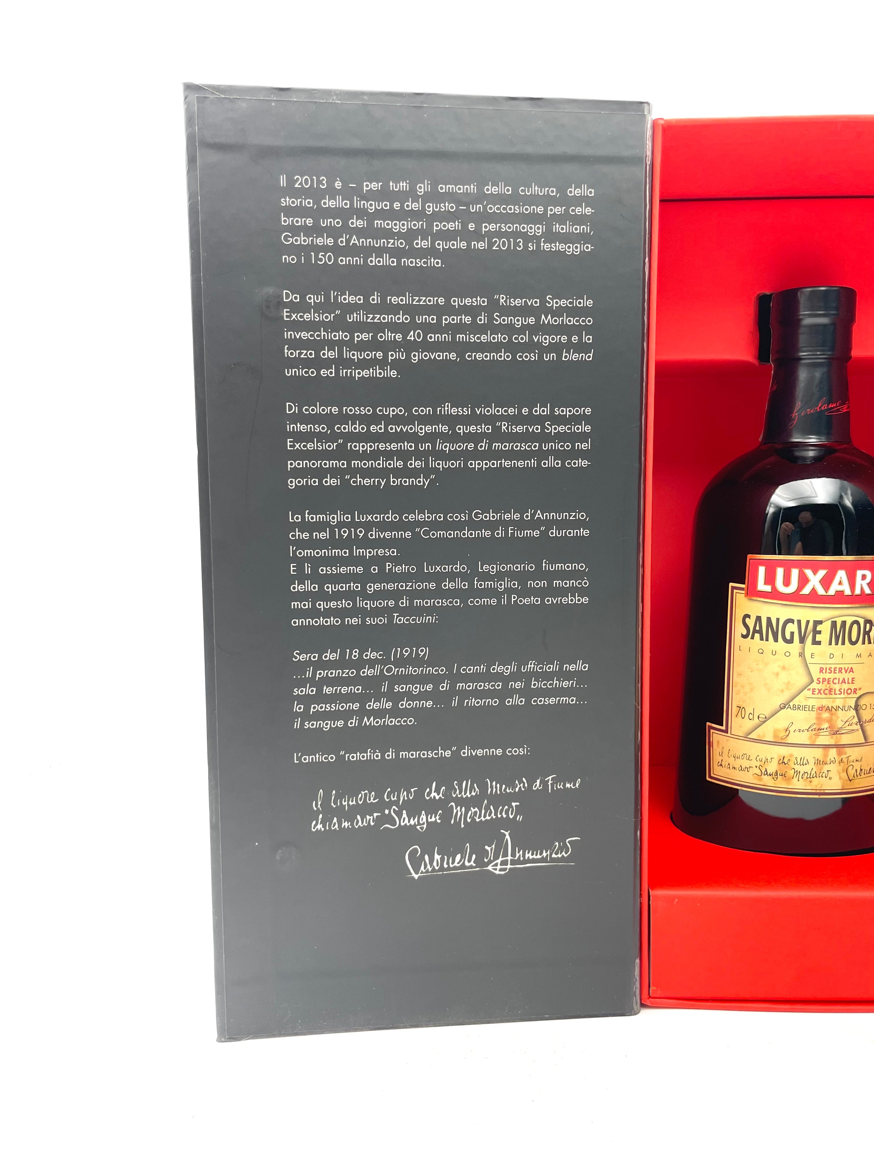 Luxardo - Sangue Morlacco Riserva Speciale Excelsior - Special Edition Gabriele d'Annunzio 150° - Anni '00s