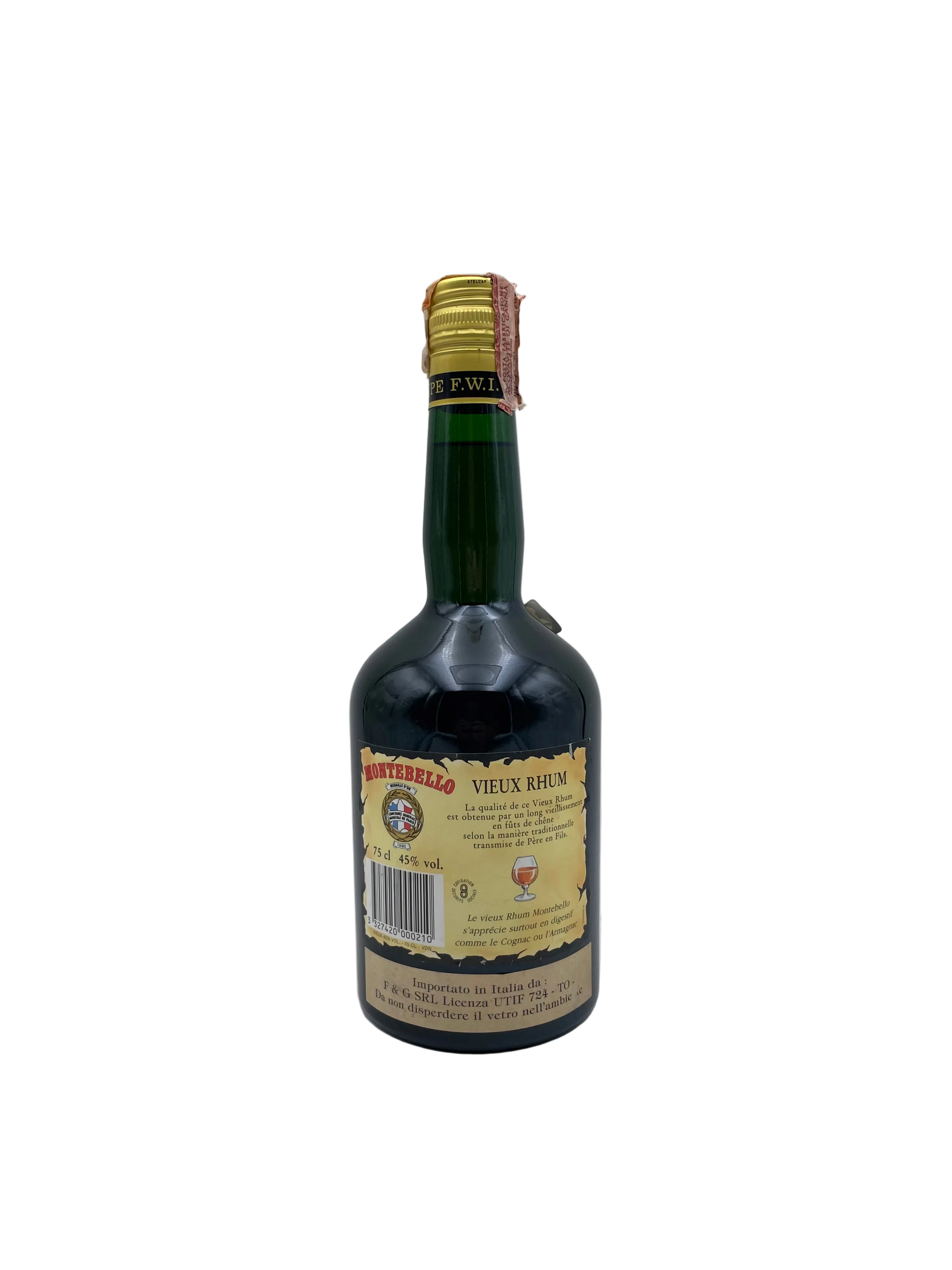 1984 - Montebello - Rare Rhum Vieux Vieilli En Futs De Chene