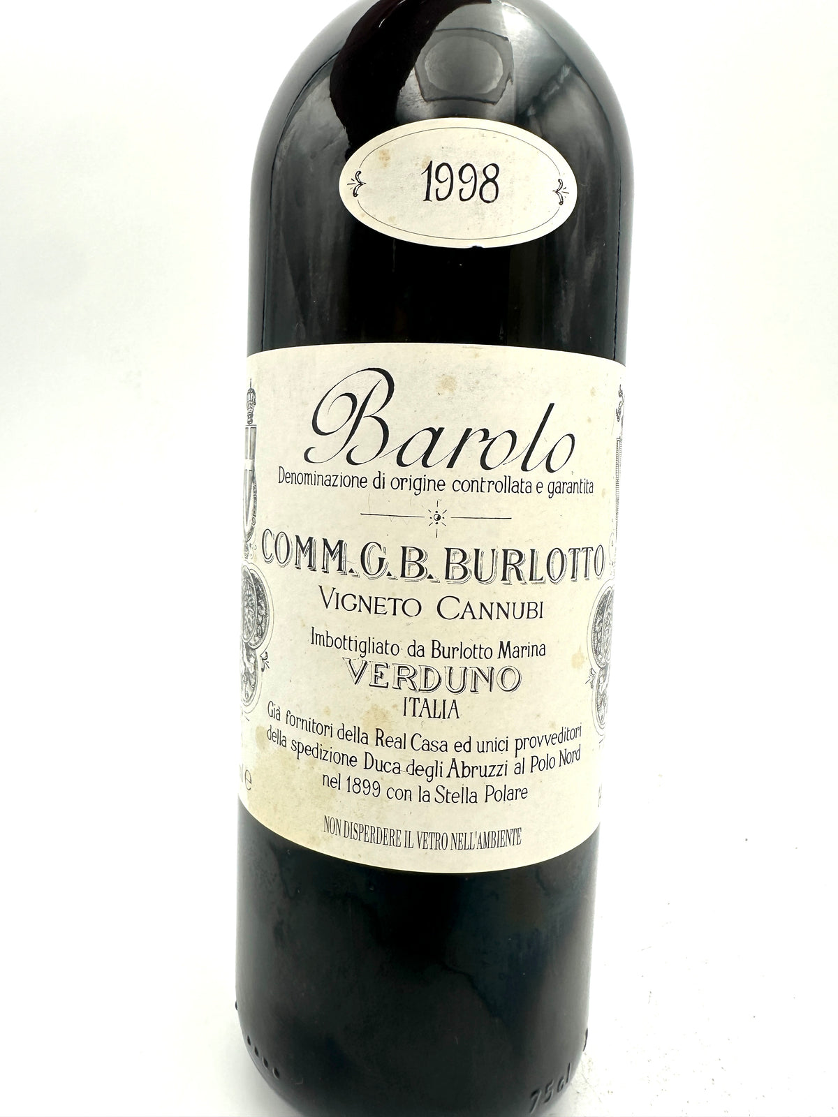 1998 - Comm. G.B. Burlotto - Barolo Cannubi